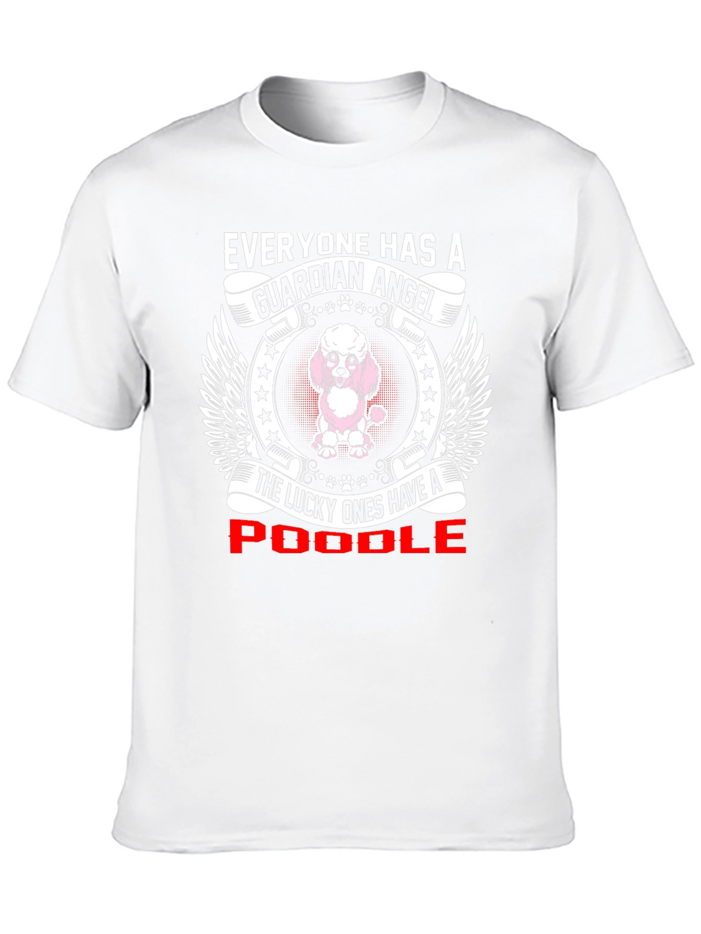 Poodle Guardian Angel Graphic T-Shirt