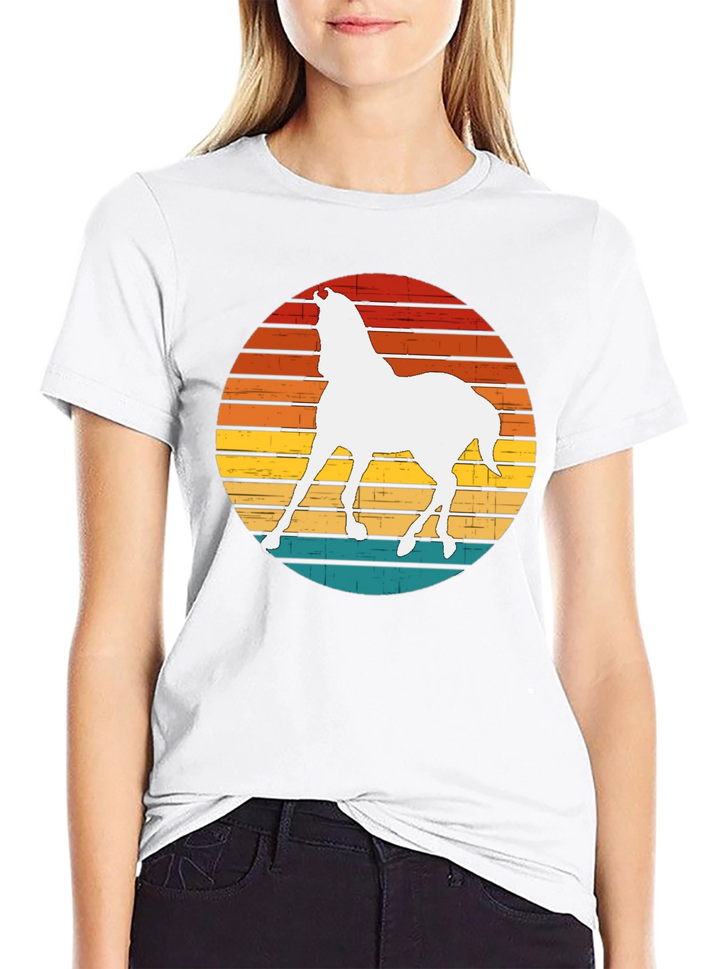 Retro Horse Graphic Tee - Stylish Comfort