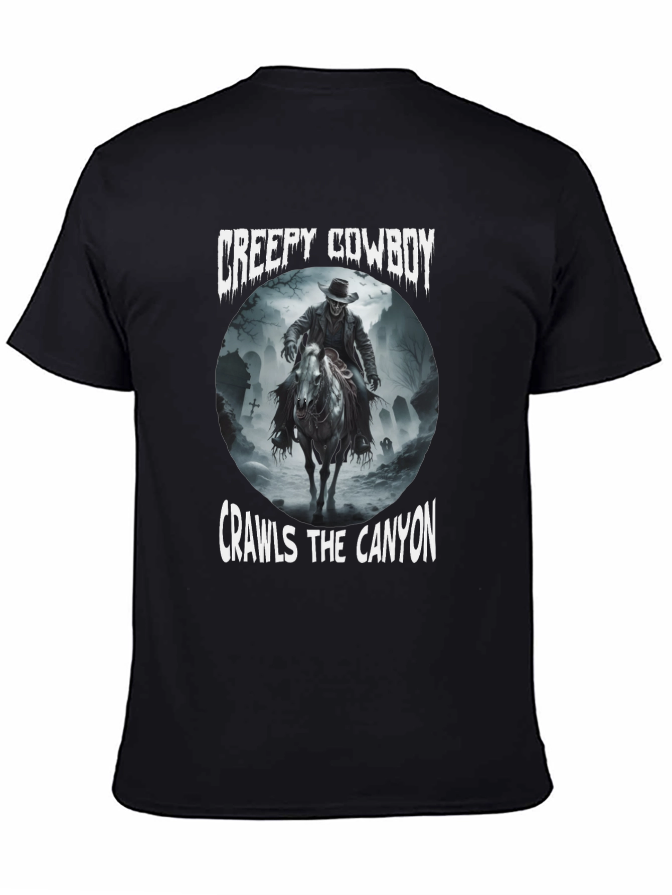 Creepy Cowboy Crawls the Canyon Graphic Tee