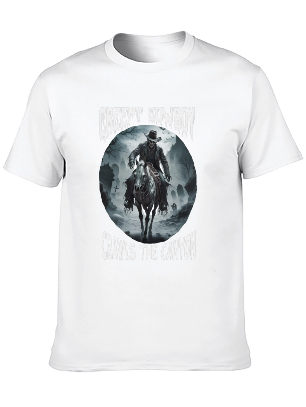 Creepy Cowboy Crawls the Canyon Graphic Tee