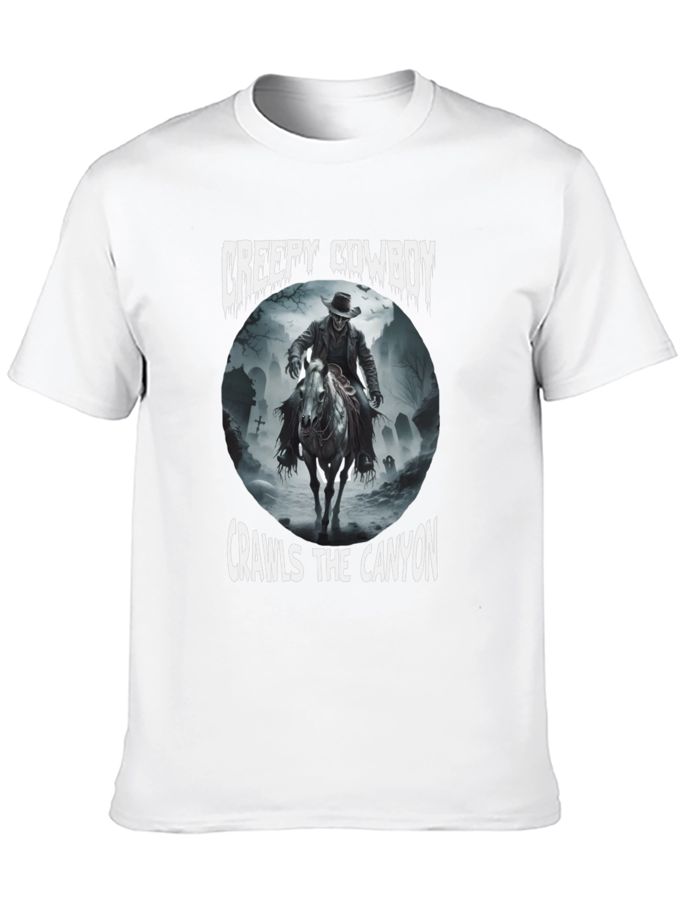 Creepy Cowboy Crawls the Canyon Graphic Tee