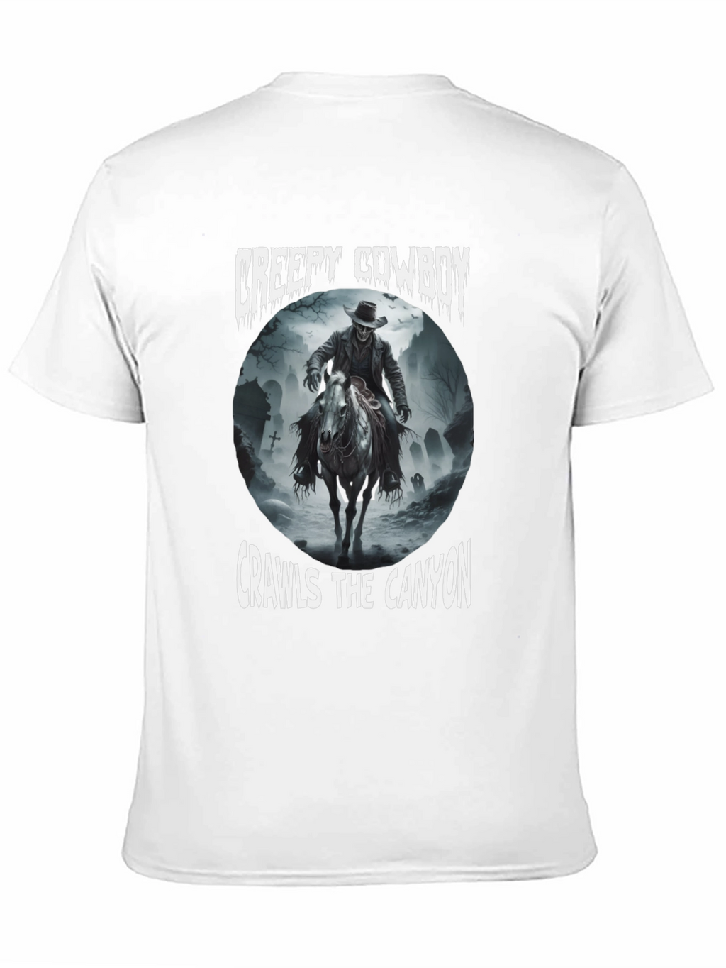 Creepy Cowboy Crawls the Canyon Graphic Tee