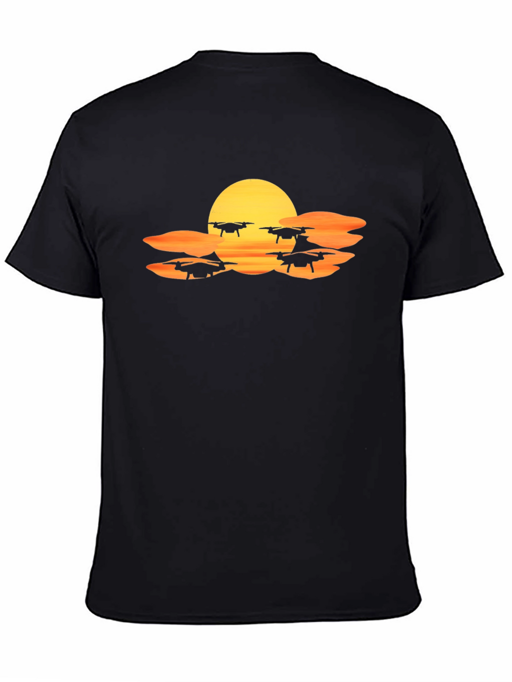 Drone Sunset T-Shirt - Fly High in Style!