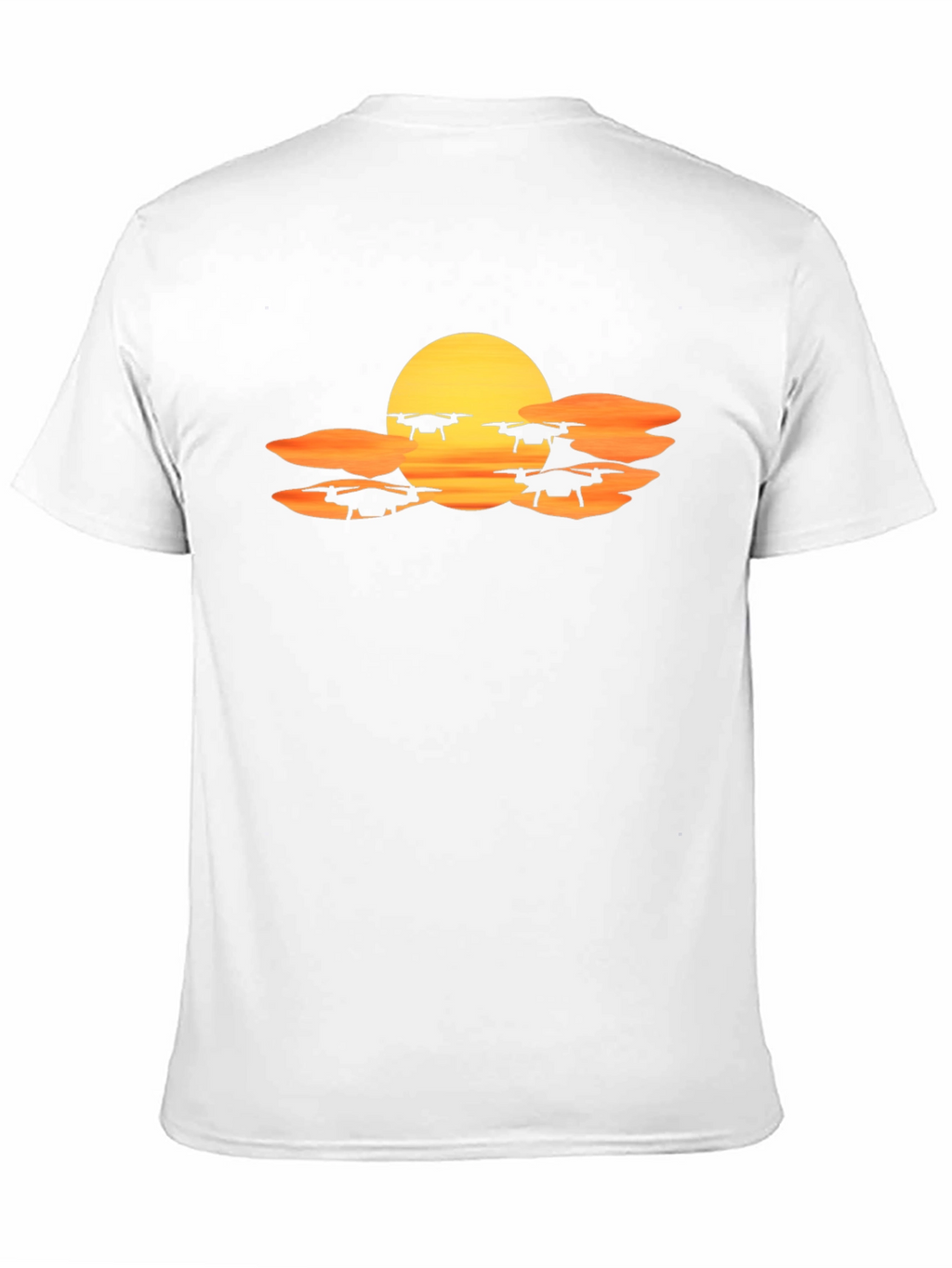 Drone Sunset T-Shirt - Fly High in Style!