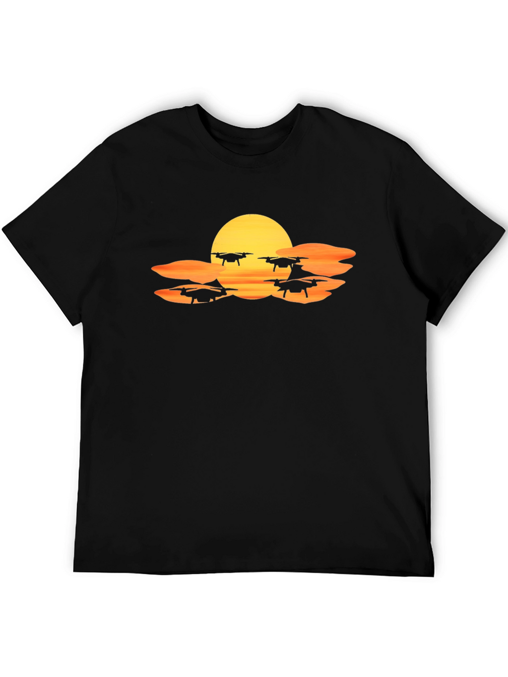 Drone Sunset T-Shirt - Fly High in Style!
