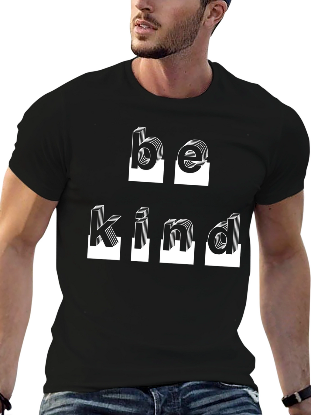 Be Kind Black Graphic Tee