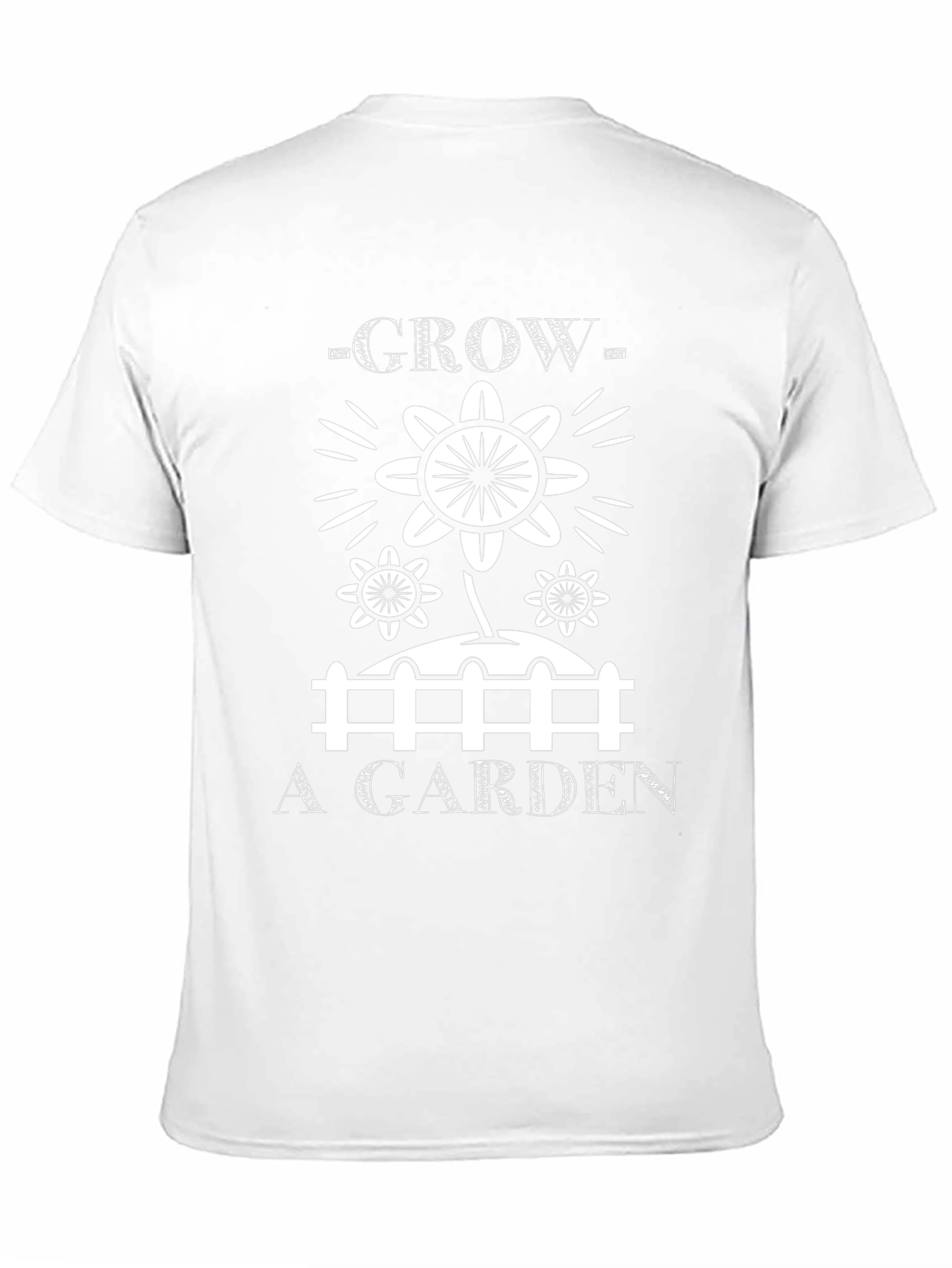 Grow a Garden Black T-Shirt - Floral Graphic Tee
