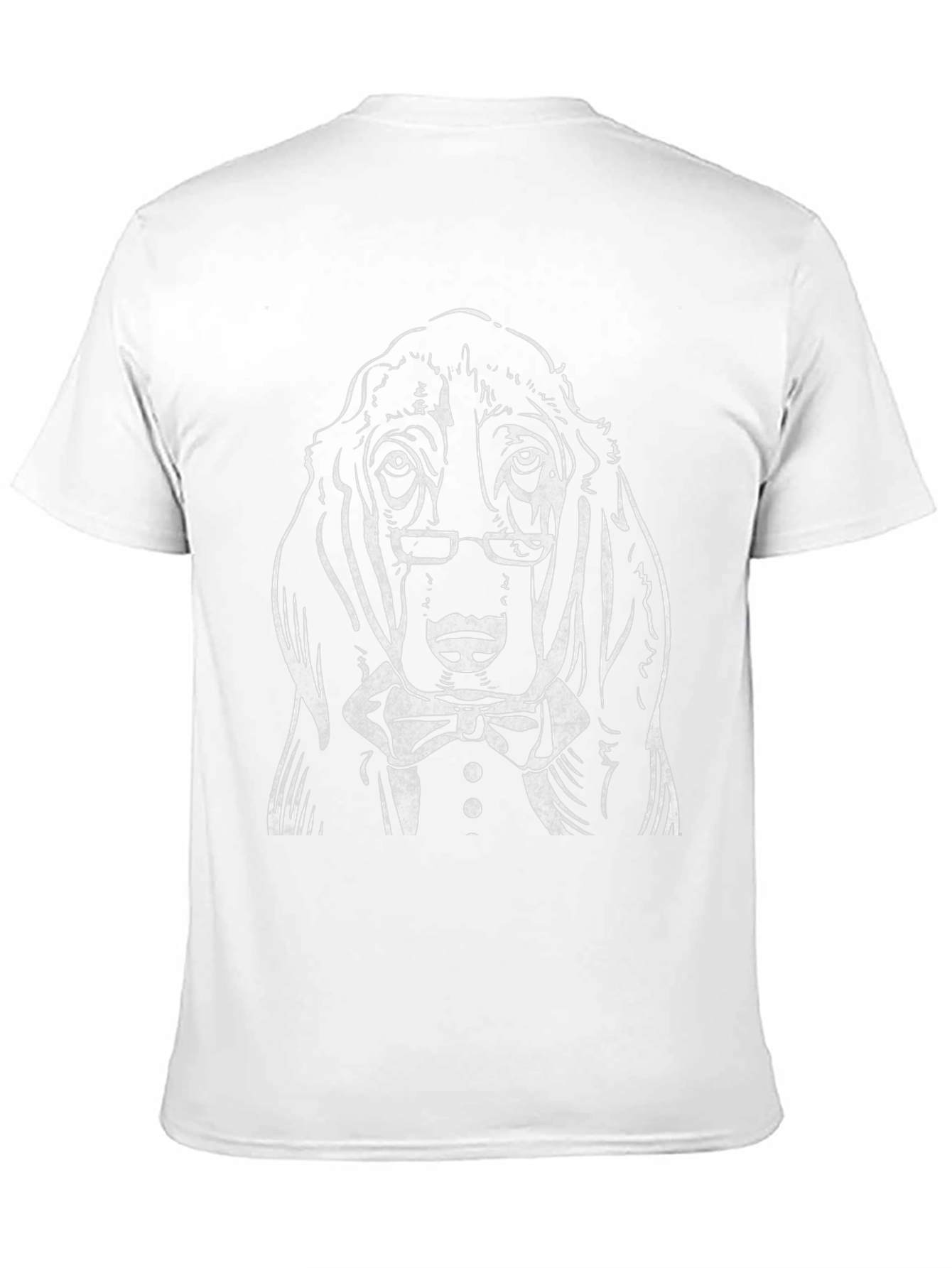 Sophisticated Dog Graphic Tee - Formal Wear