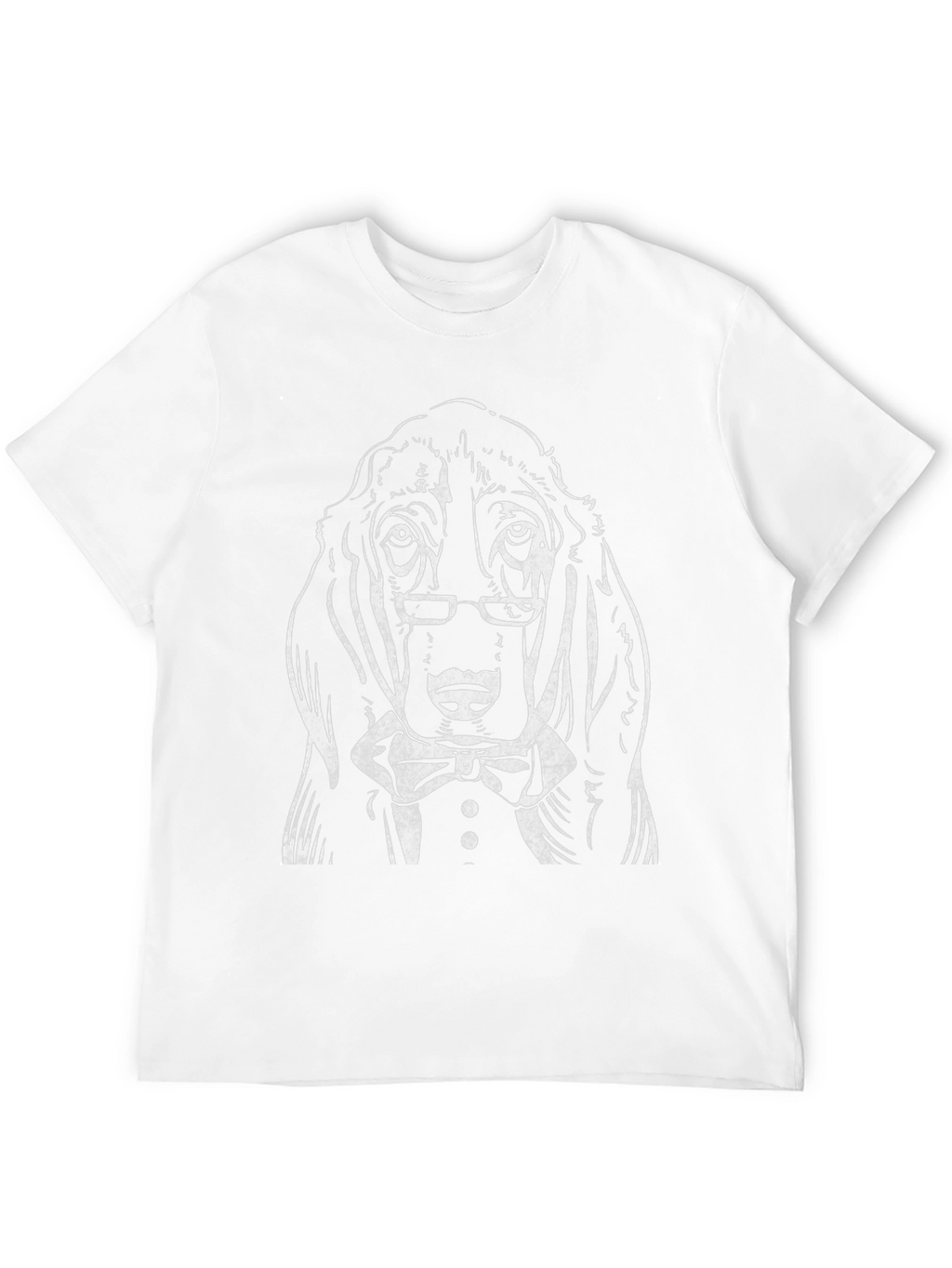 Sophisticated Dog Graphic Tee - Formal Wear