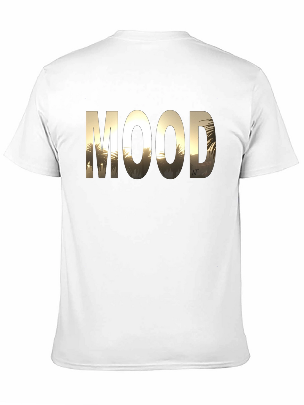 Mood Graphic Print Black T-Shirt