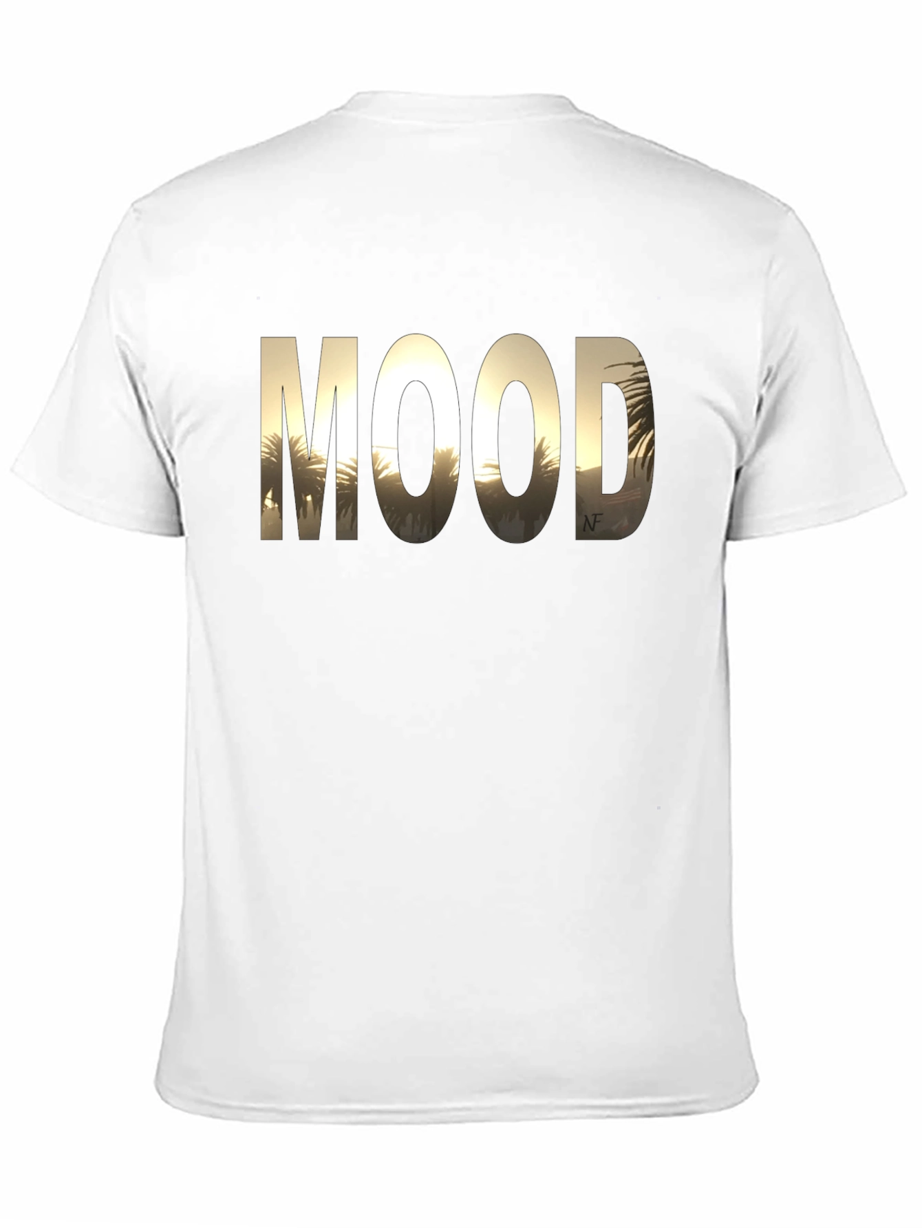 Mood Graphic Print Black T-Shirt