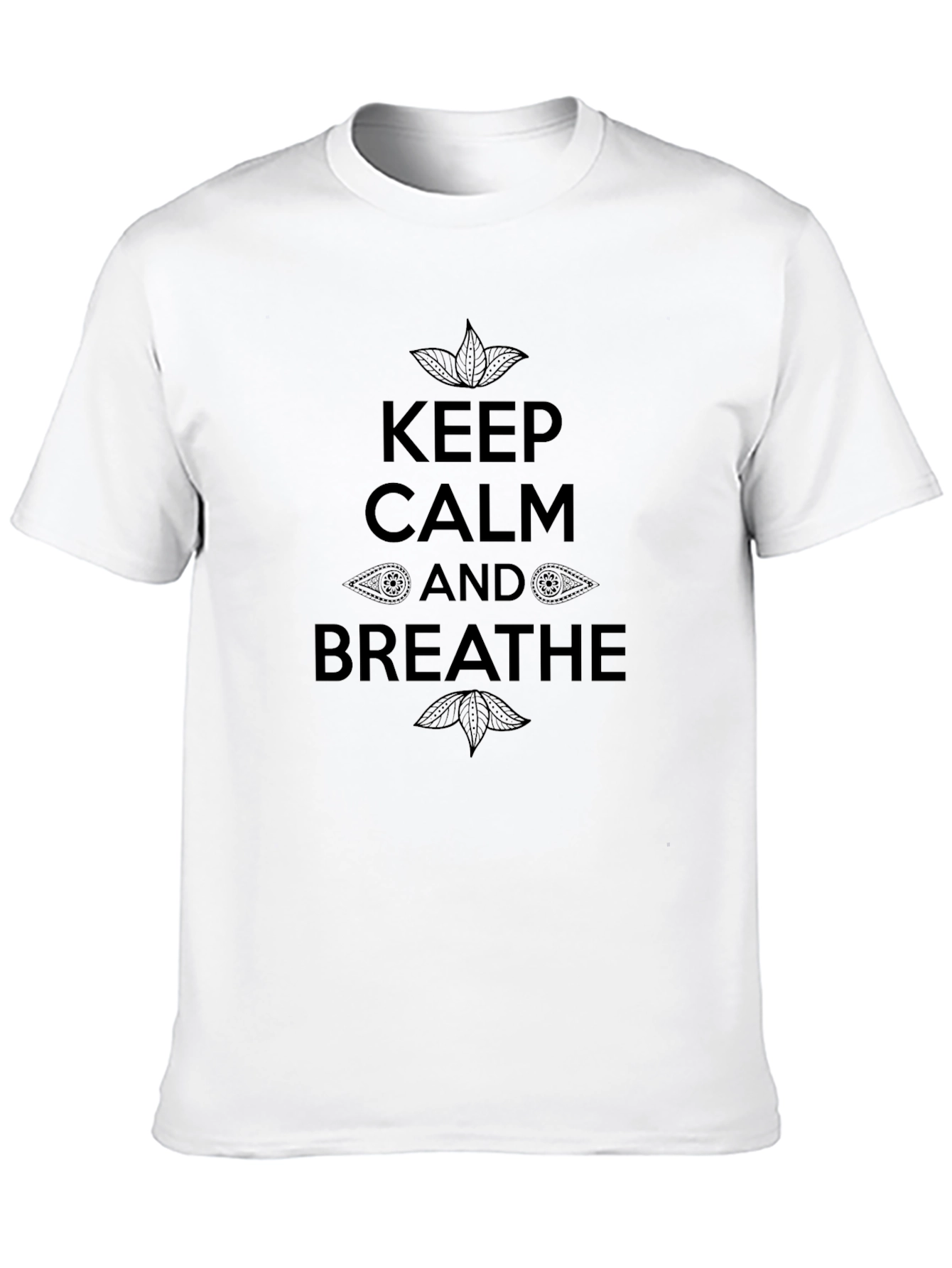 Keep Calm and Breathe Graphic Tee