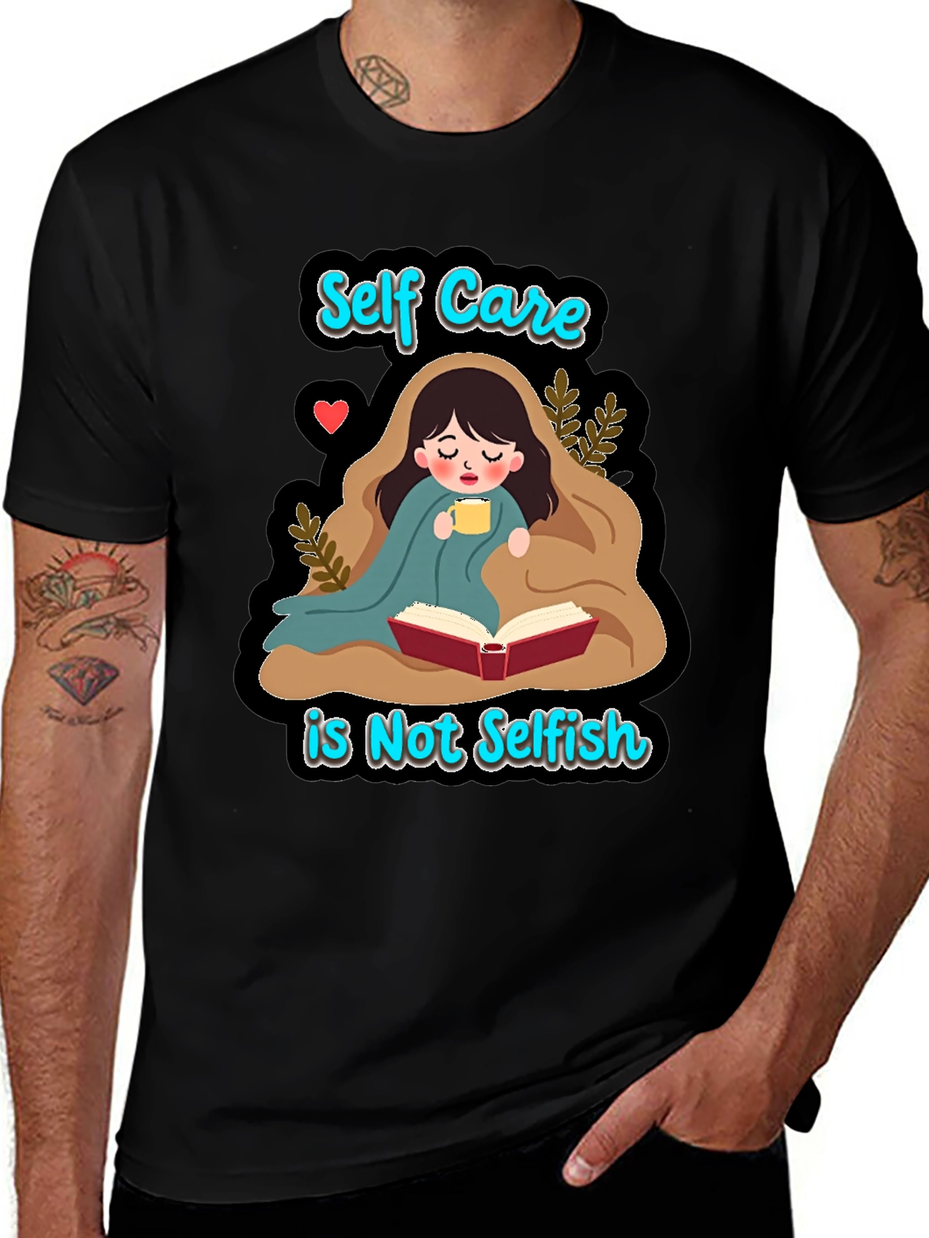 Self Care T-Shirt - Reading & Relaxation