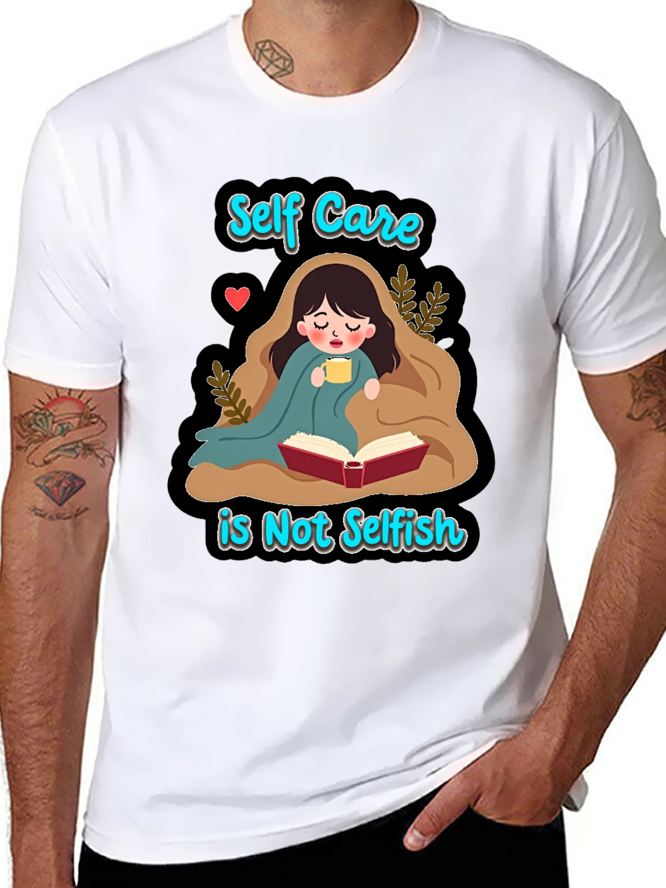 Self Care T-Shirt - Reading & Relaxation