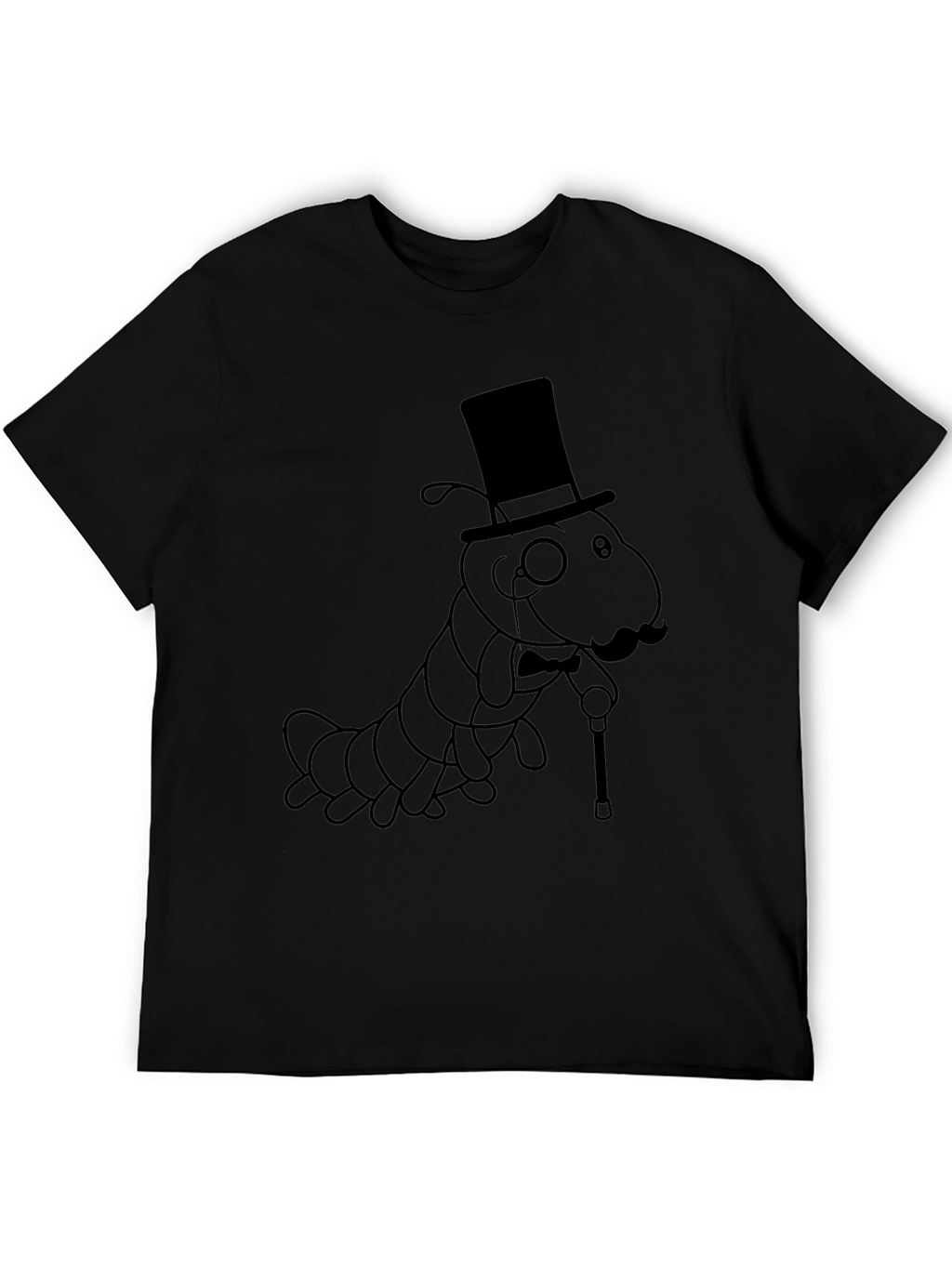 Dapper Caterpillar T-Shirt - Sophisticated Insect Style