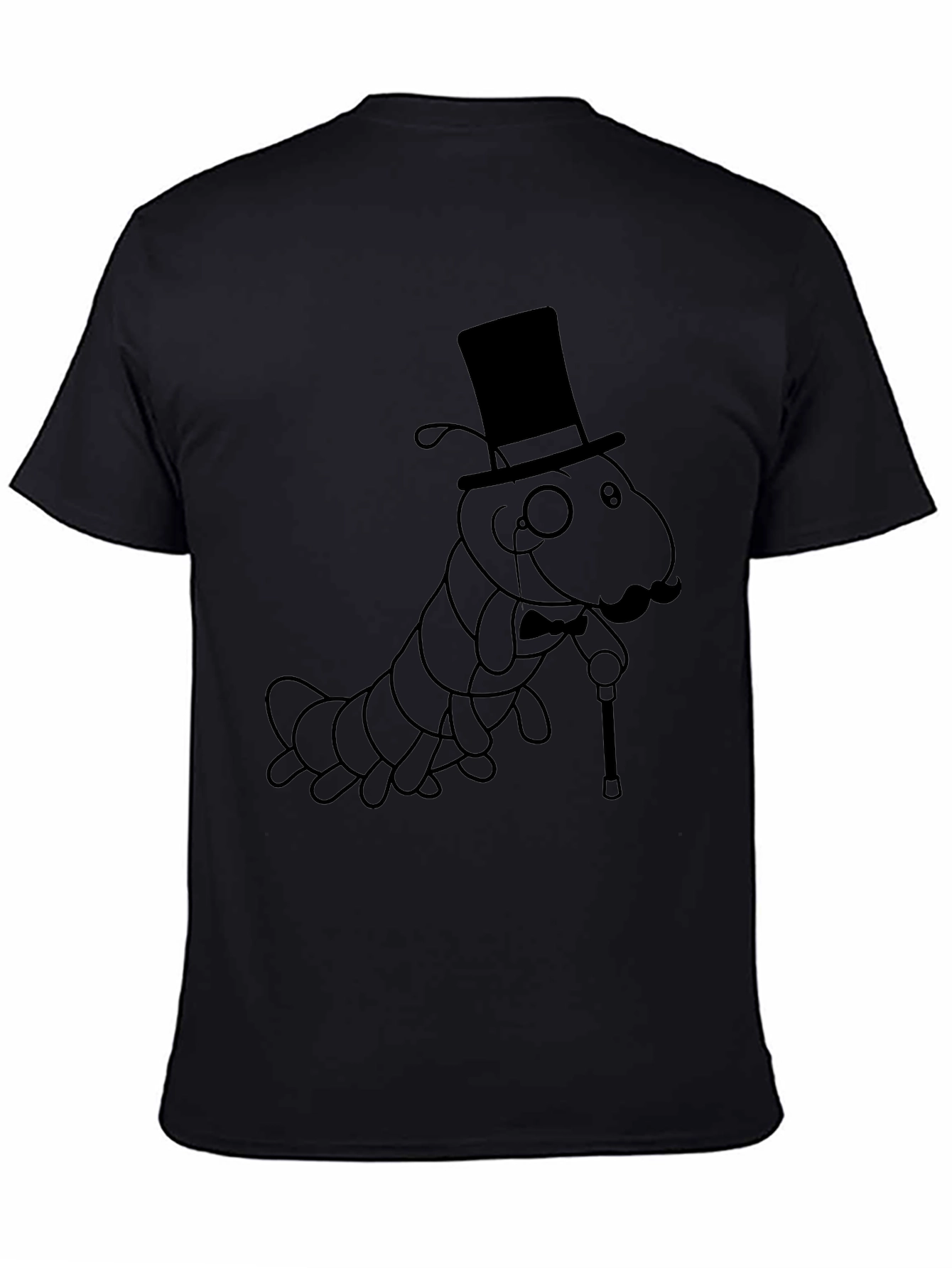 Dapper Caterpillar T-Shirt - Sophisticated Insect Style