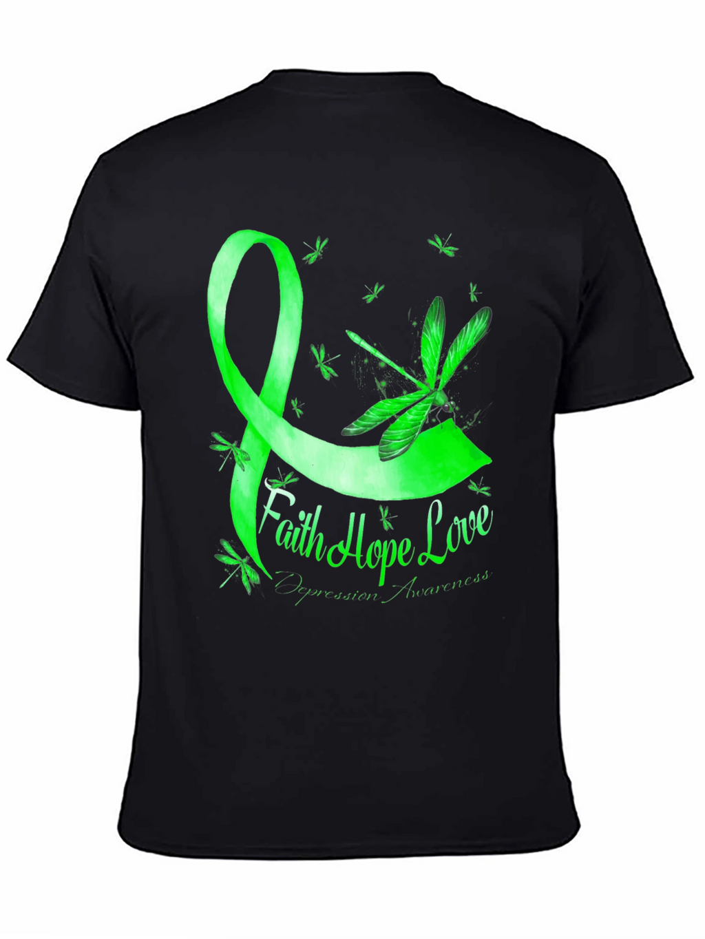 Faith Hope Love Depression Awareness T-Shirt