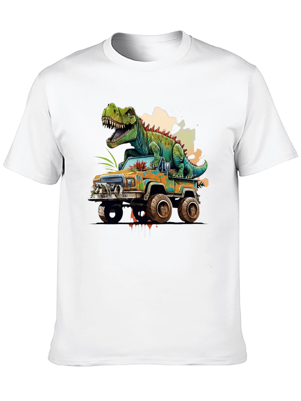 Dinosaur Truck Graphic T-Shirt