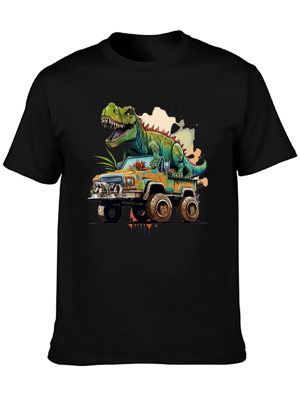 Dinosaur Truck Graphic T-Shirt