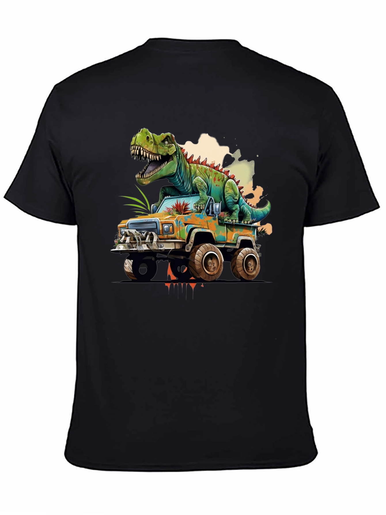 Dinosaur Truck Graphic T-Shirt