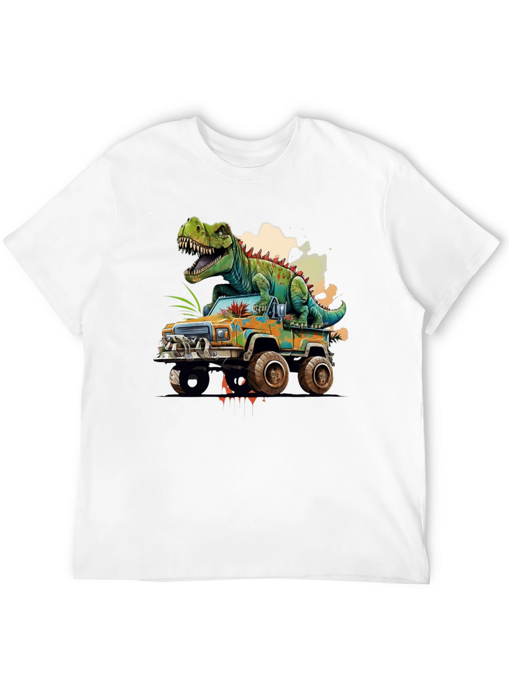 Dinosaur Truck Graphic T-Shirt
