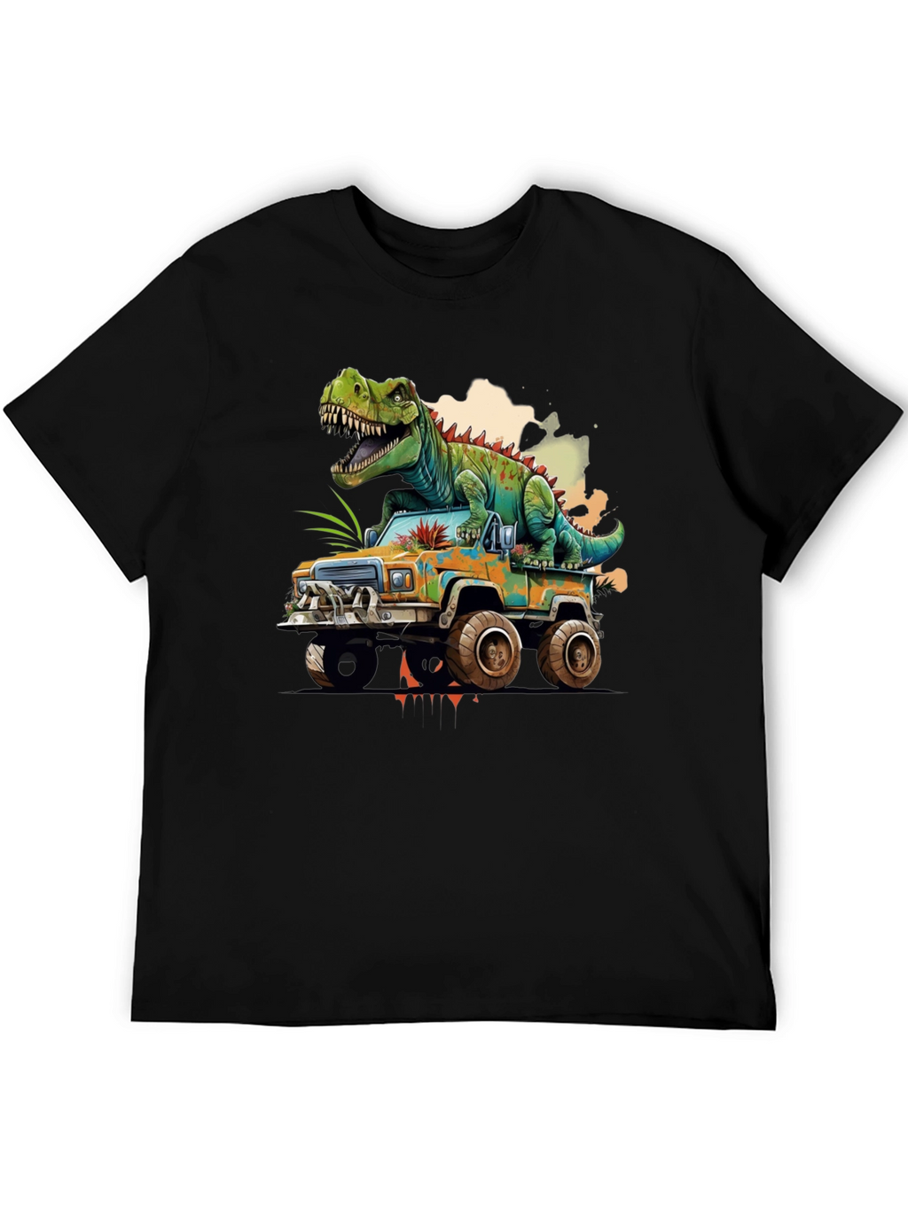 Dinosaur Truck Graphic T-Shirt