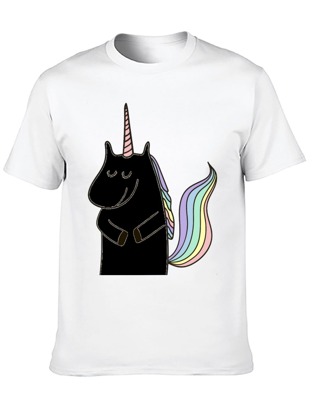 Unicorn Graphic Tee - Black