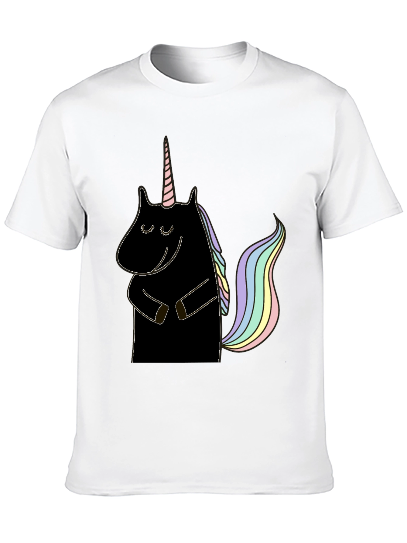 Unicorn Graphic Tee - Black