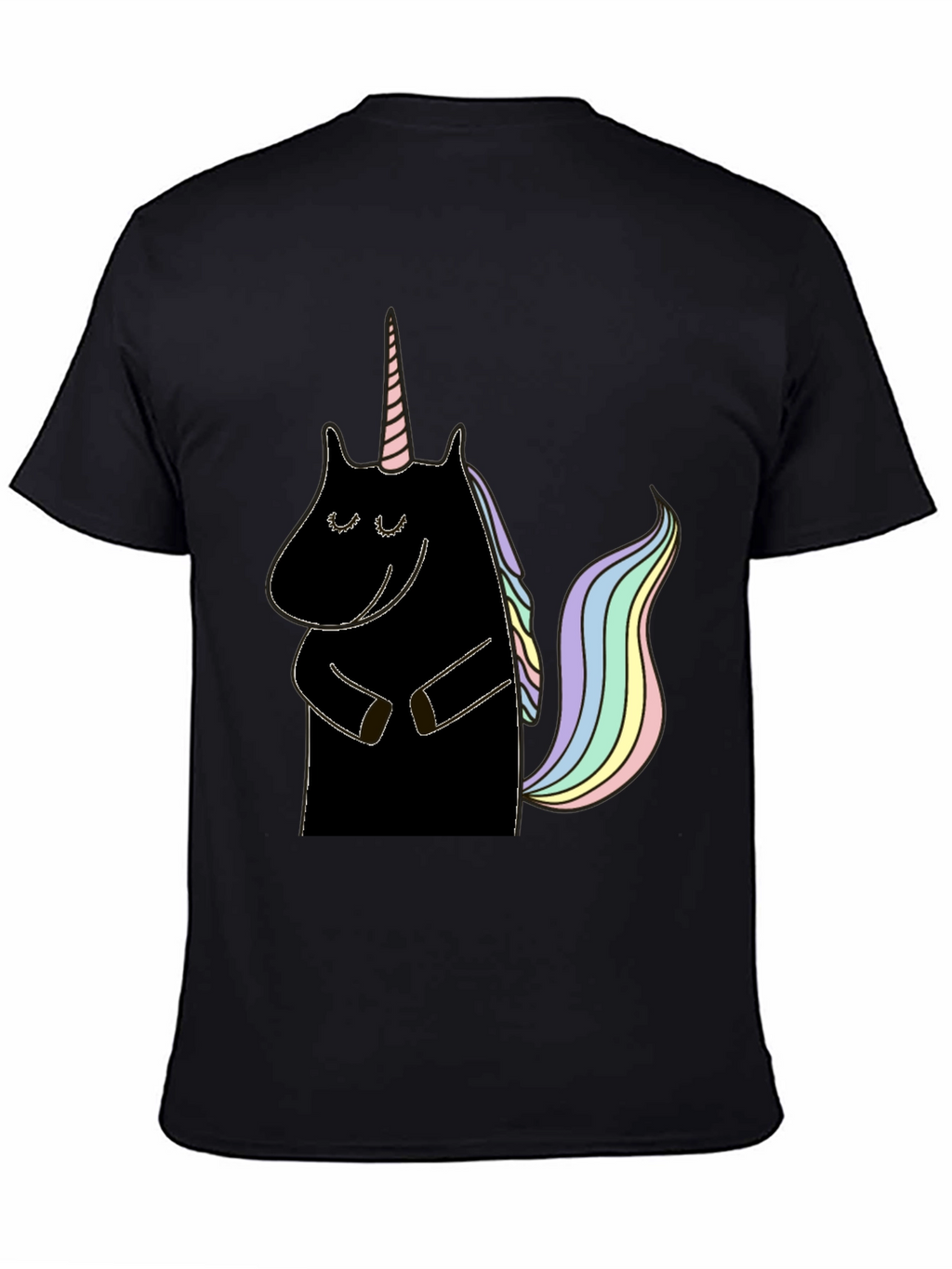 Unicorn Graphic Tee - Black