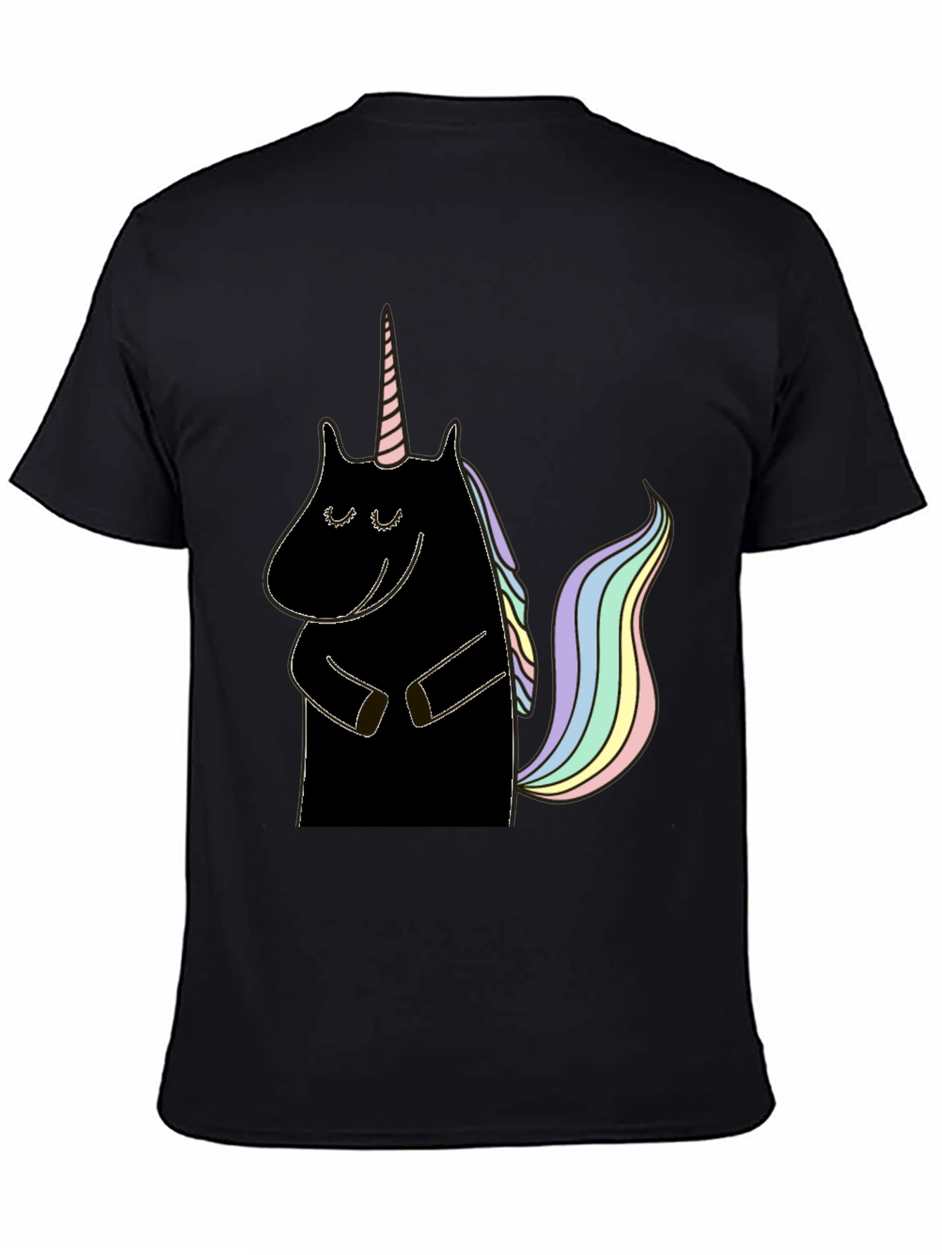 Unicorn Graphic Tee - Black
