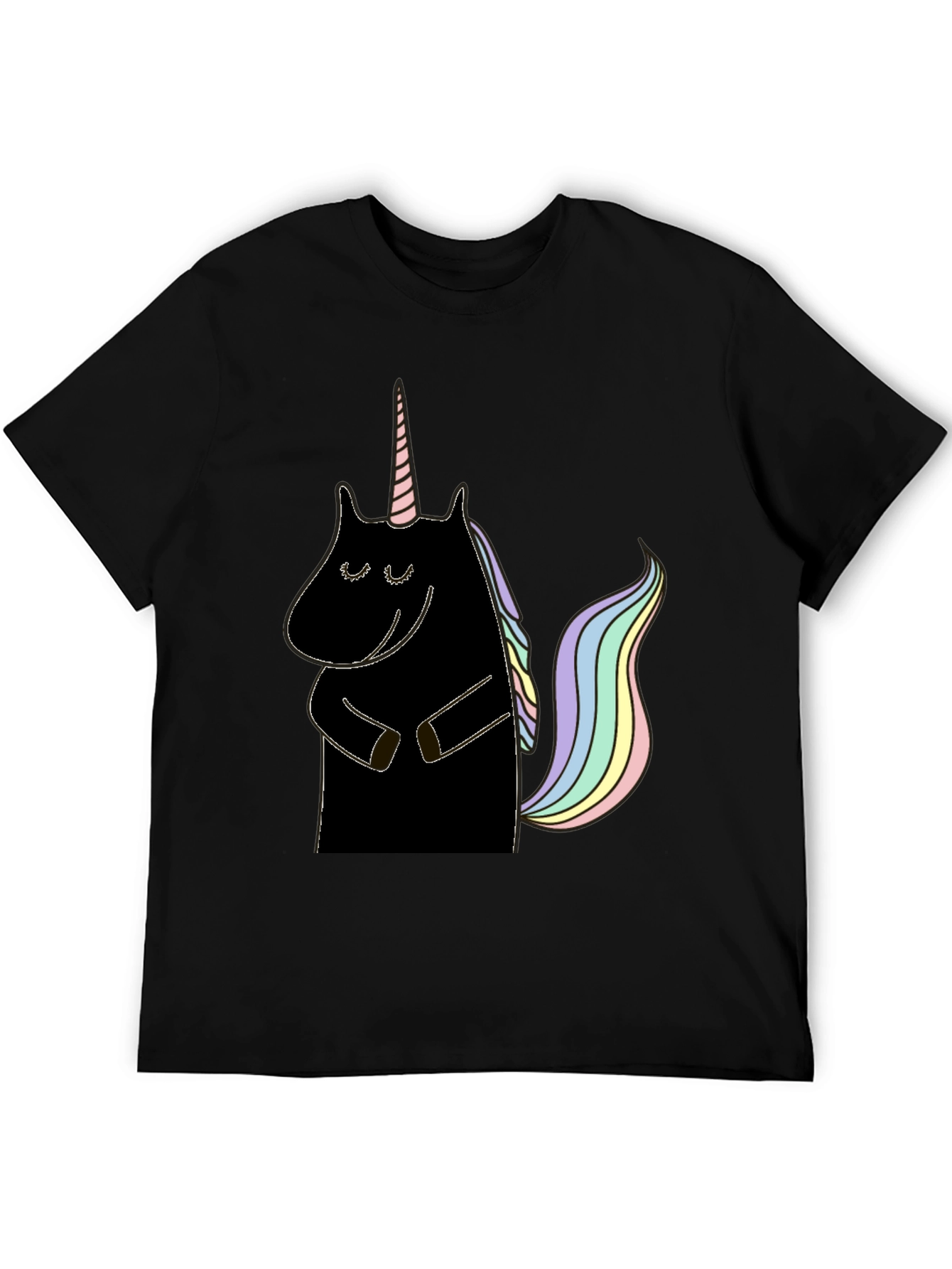 Unicorn Graphic Tee - Black