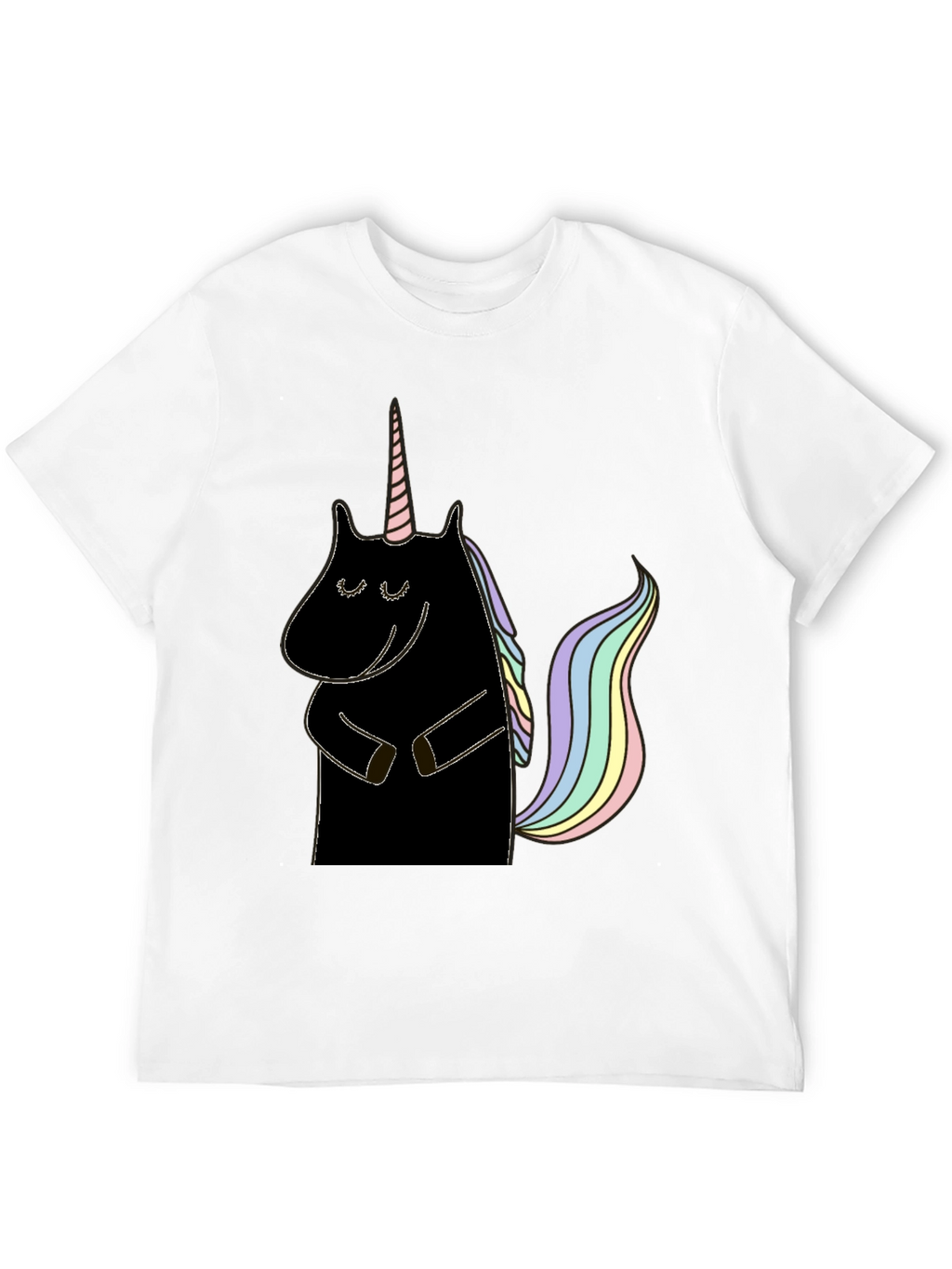 Unicorn Graphic Tee - Black