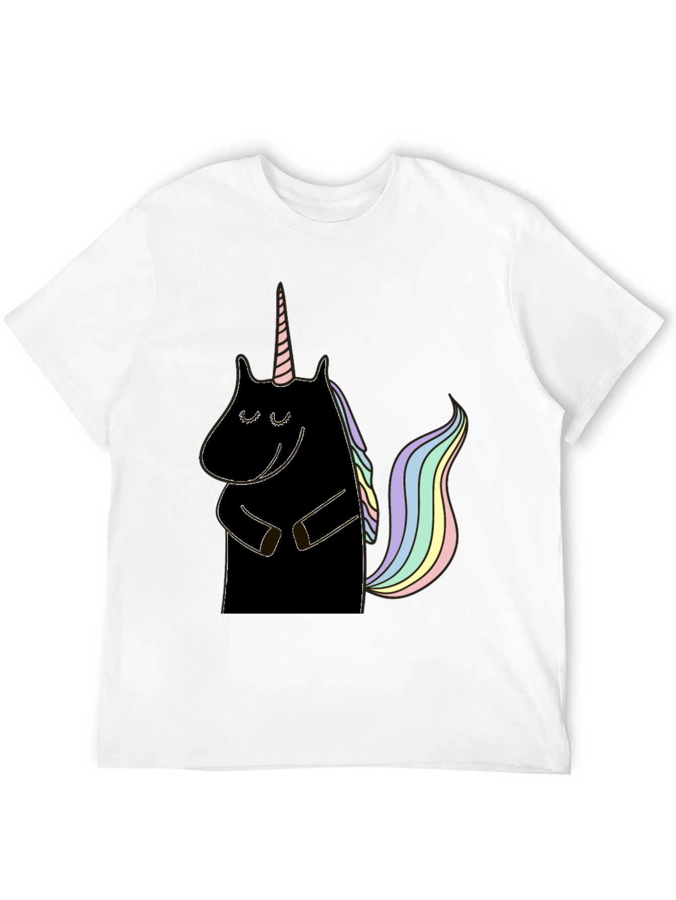 Unicorn Graphic Tee - Black