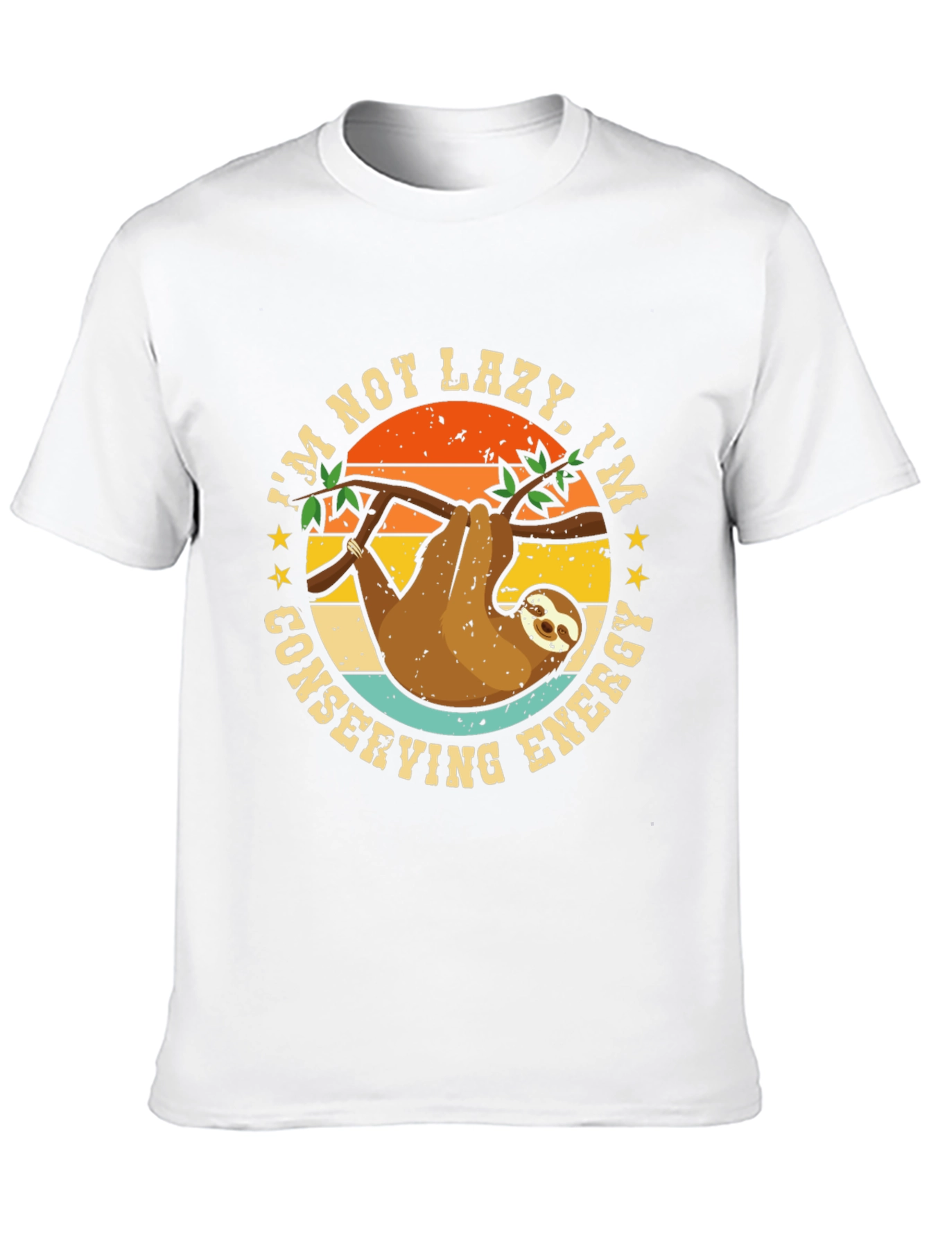 Im Not Lazy Sloth Graphic Tee