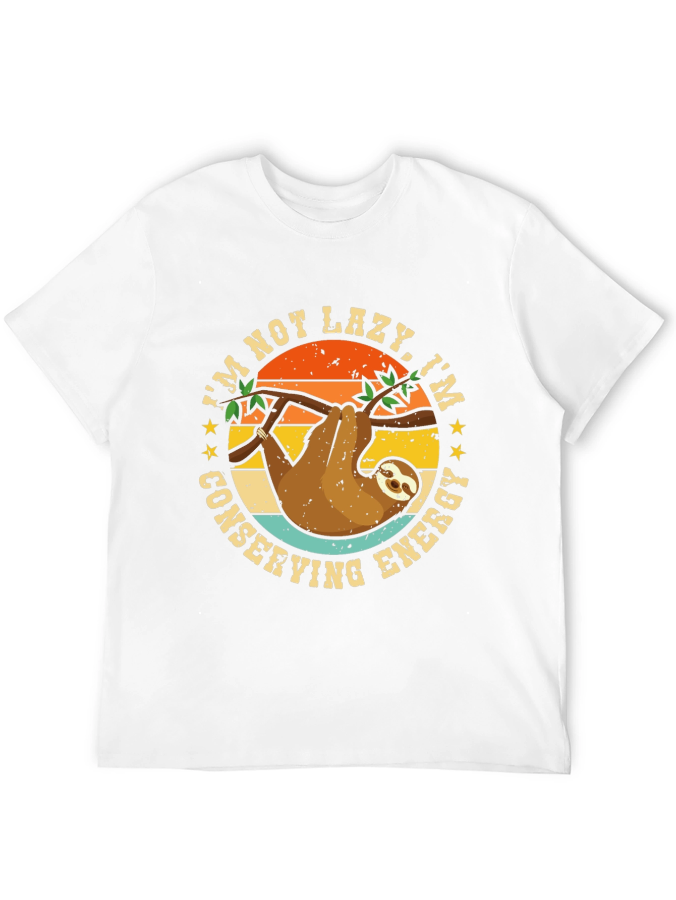 Im Not Lazy Sloth Graphic Tee