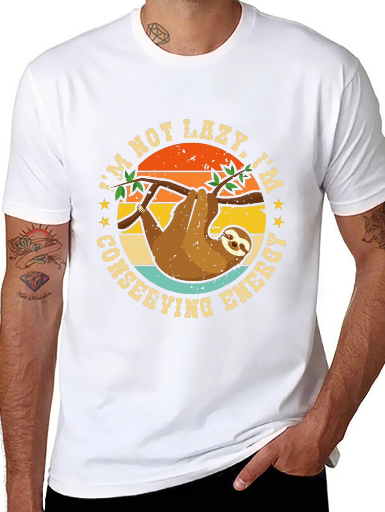 Im Not Lazy Sloth Graphic Tee