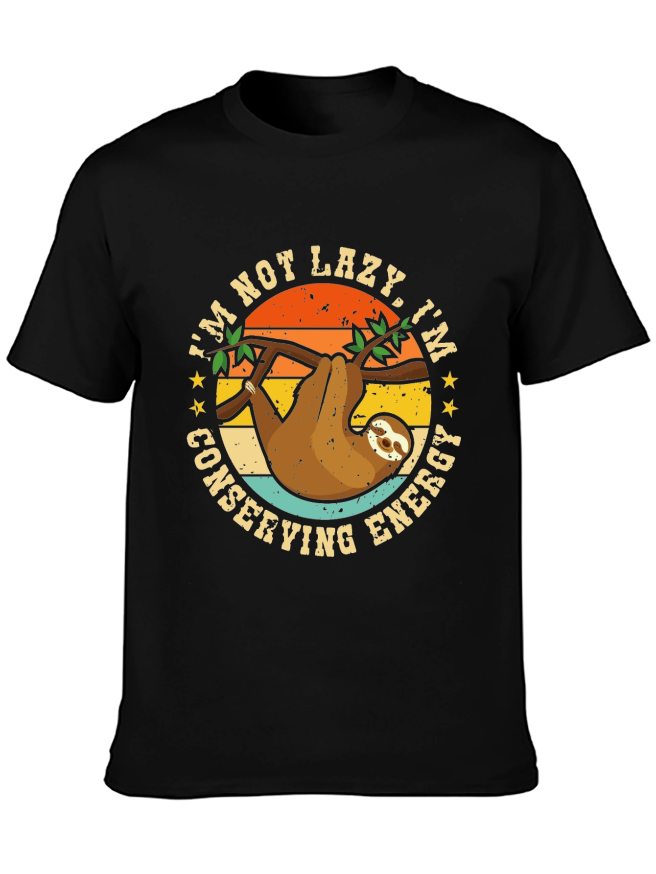 Im Not Lazy Sloth Graphic Tee