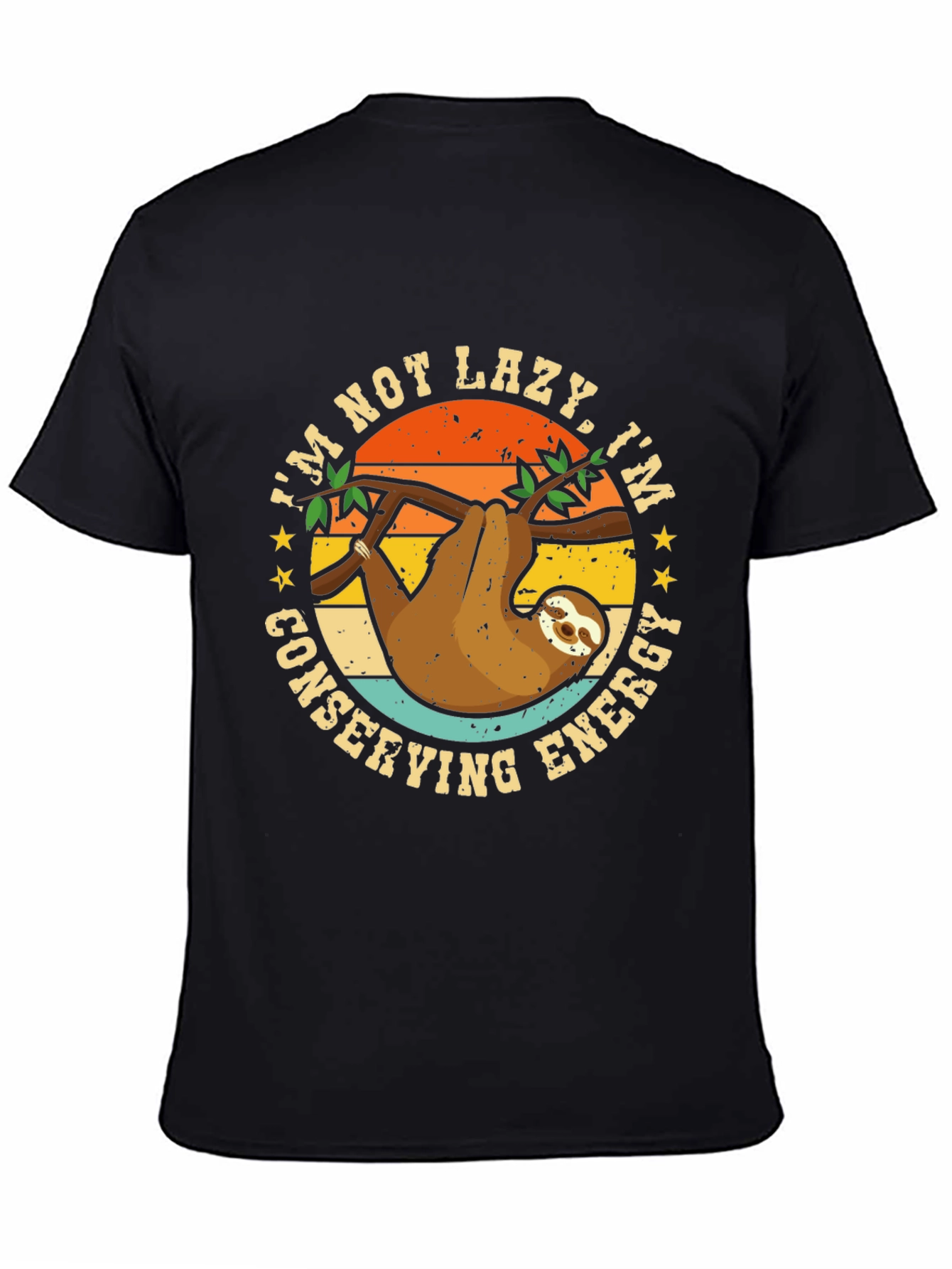 Im Not Lazy Sloth Graphic Tee