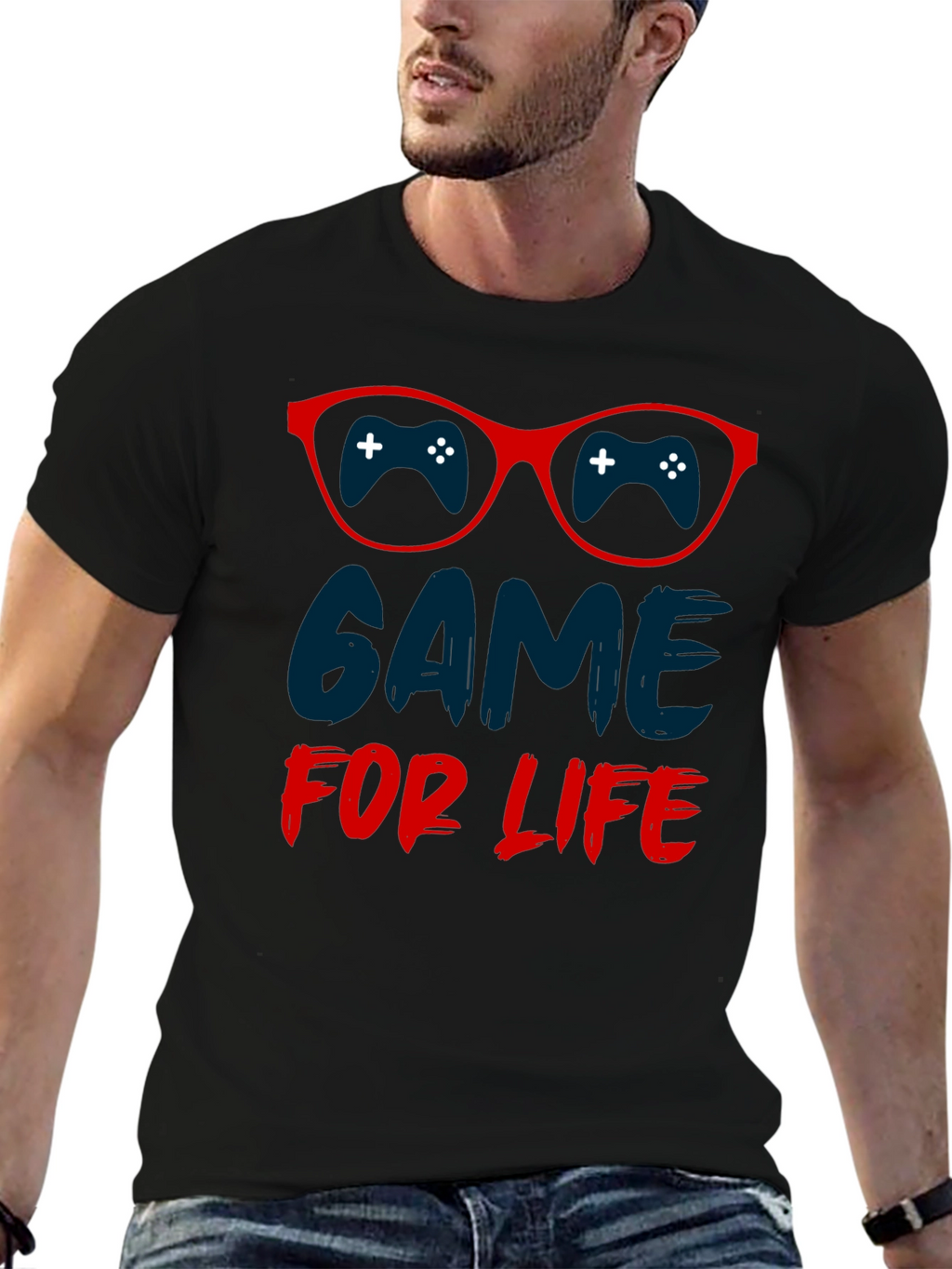 Game For Life T-Shirt - Gamer Style