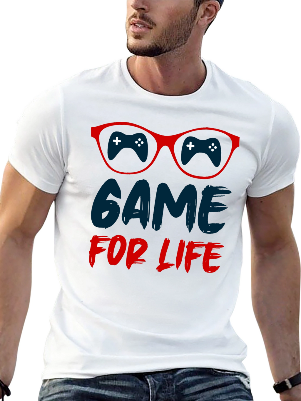 Game For Life T-Shirt - Gamer Style