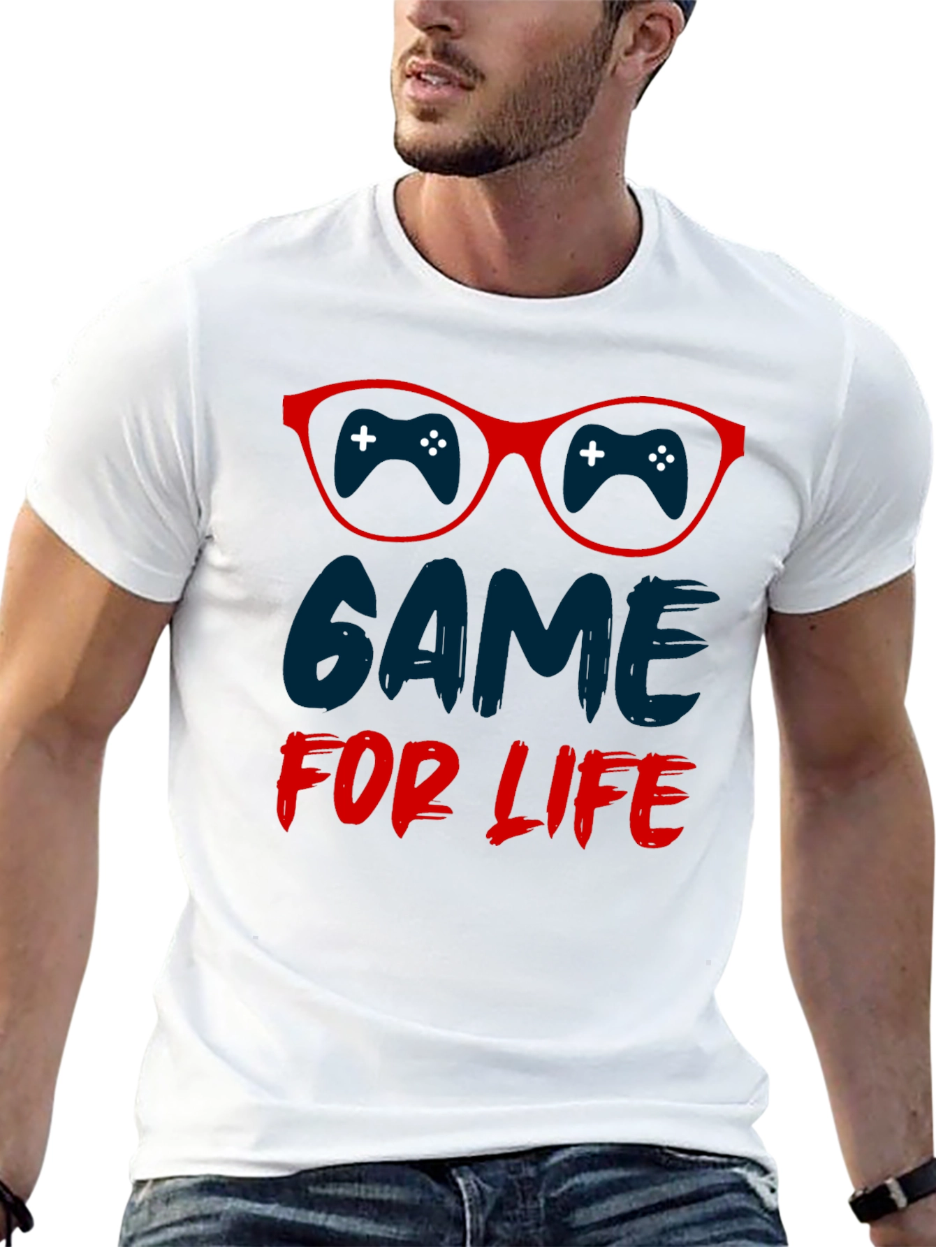 Game For Life T-Shirt - Gamer Style