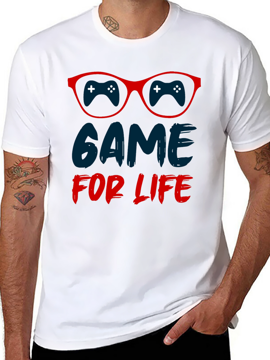 Game For Life T-Shirt - Gamer Style