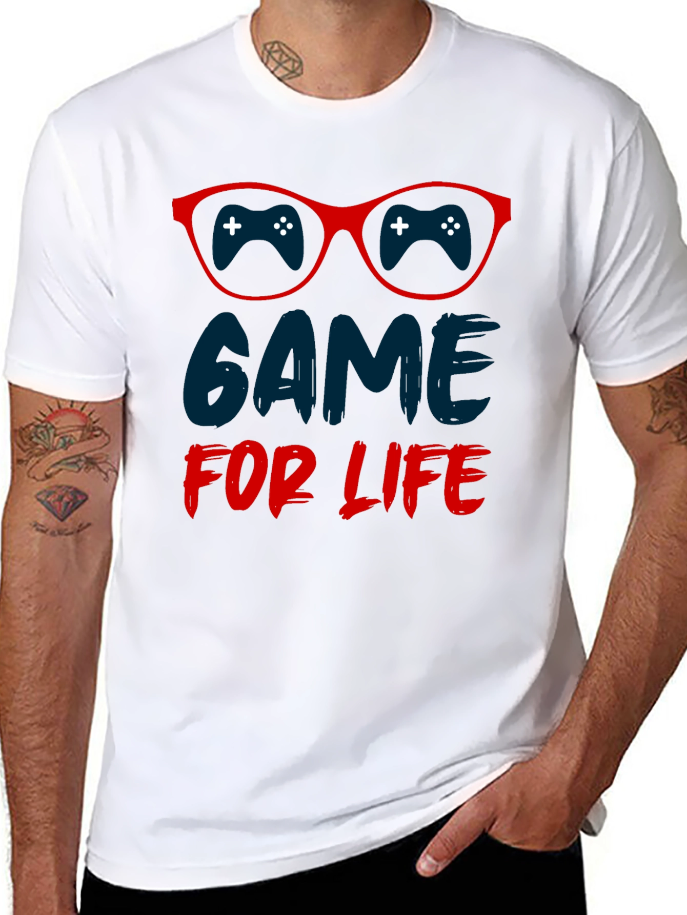 Game For Life T-Shirt - Gamer Style