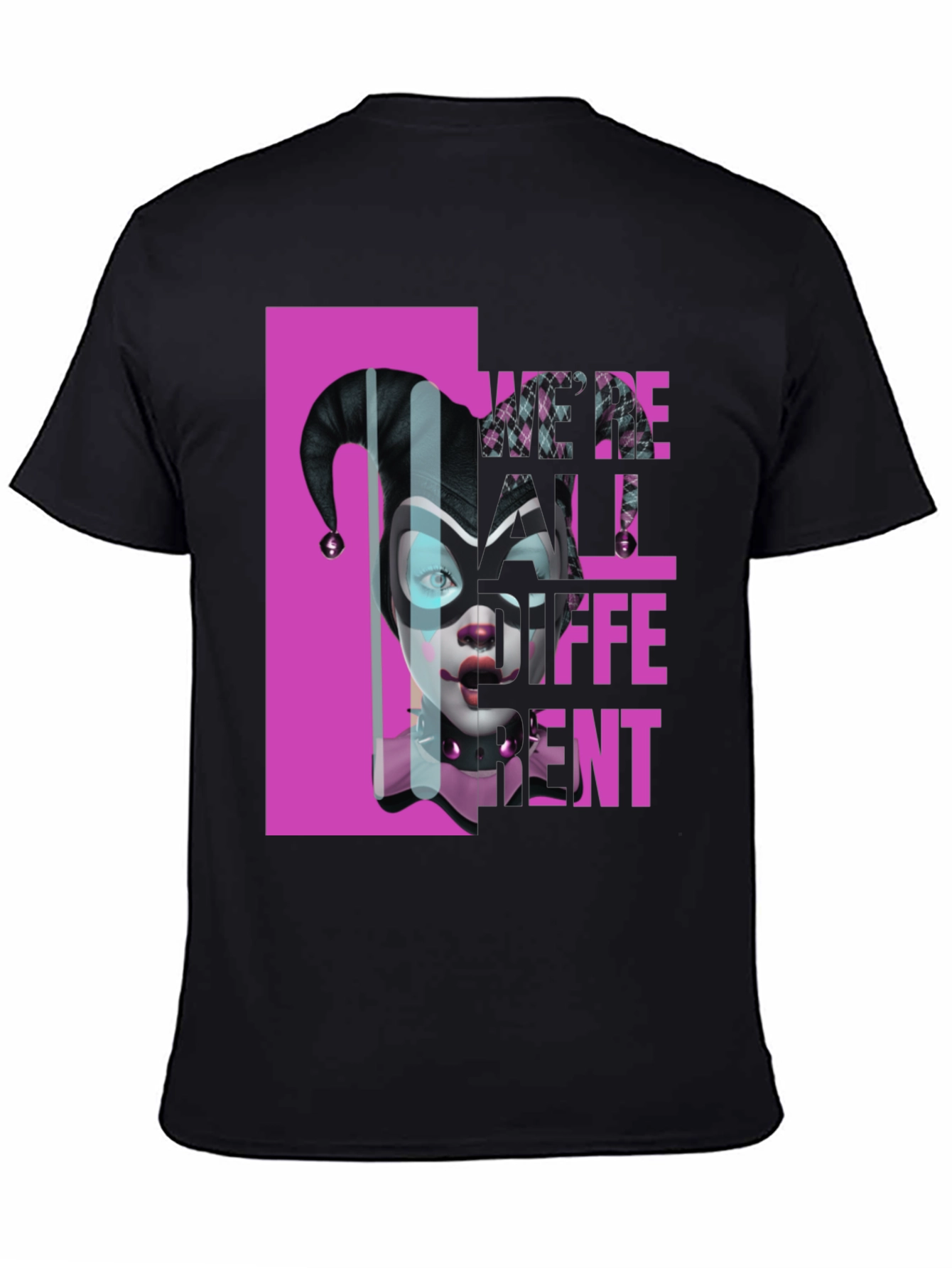 Harley Quinn Were All Different Graphic T-Shirt