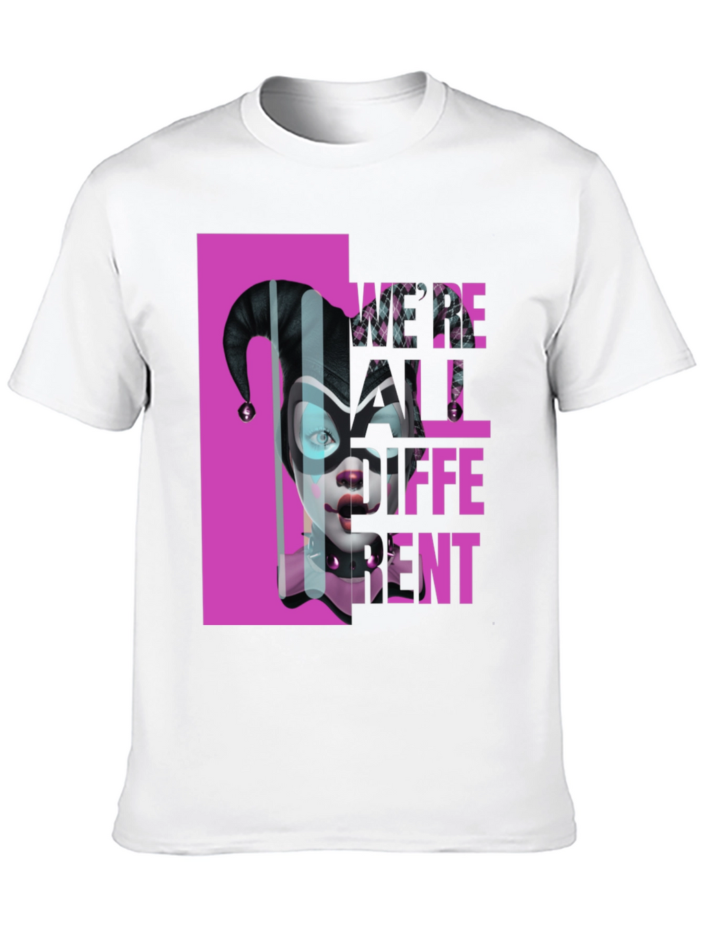 Harley Quinn Were All Different Graphic T-Shirt