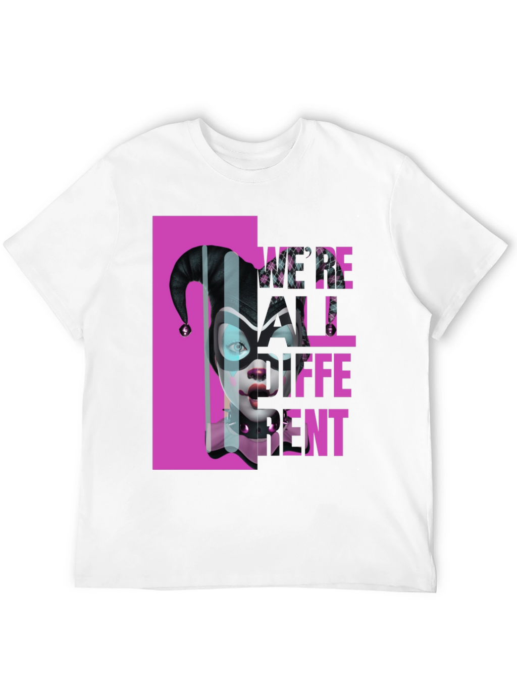 Harley Quinn Were All Different Graphic T-Shirt