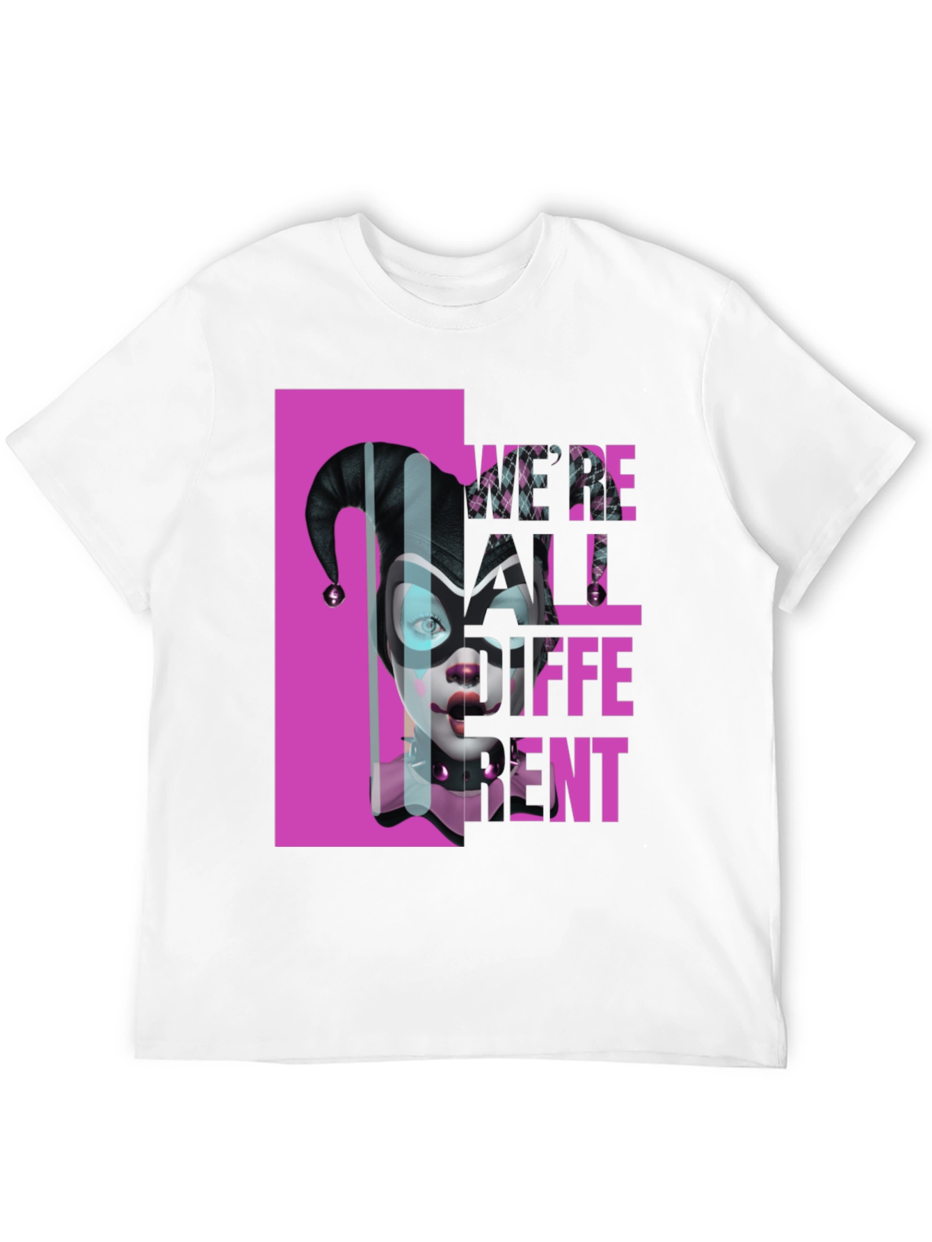 Harley Quinn Were All Different Graphic T-Shirt