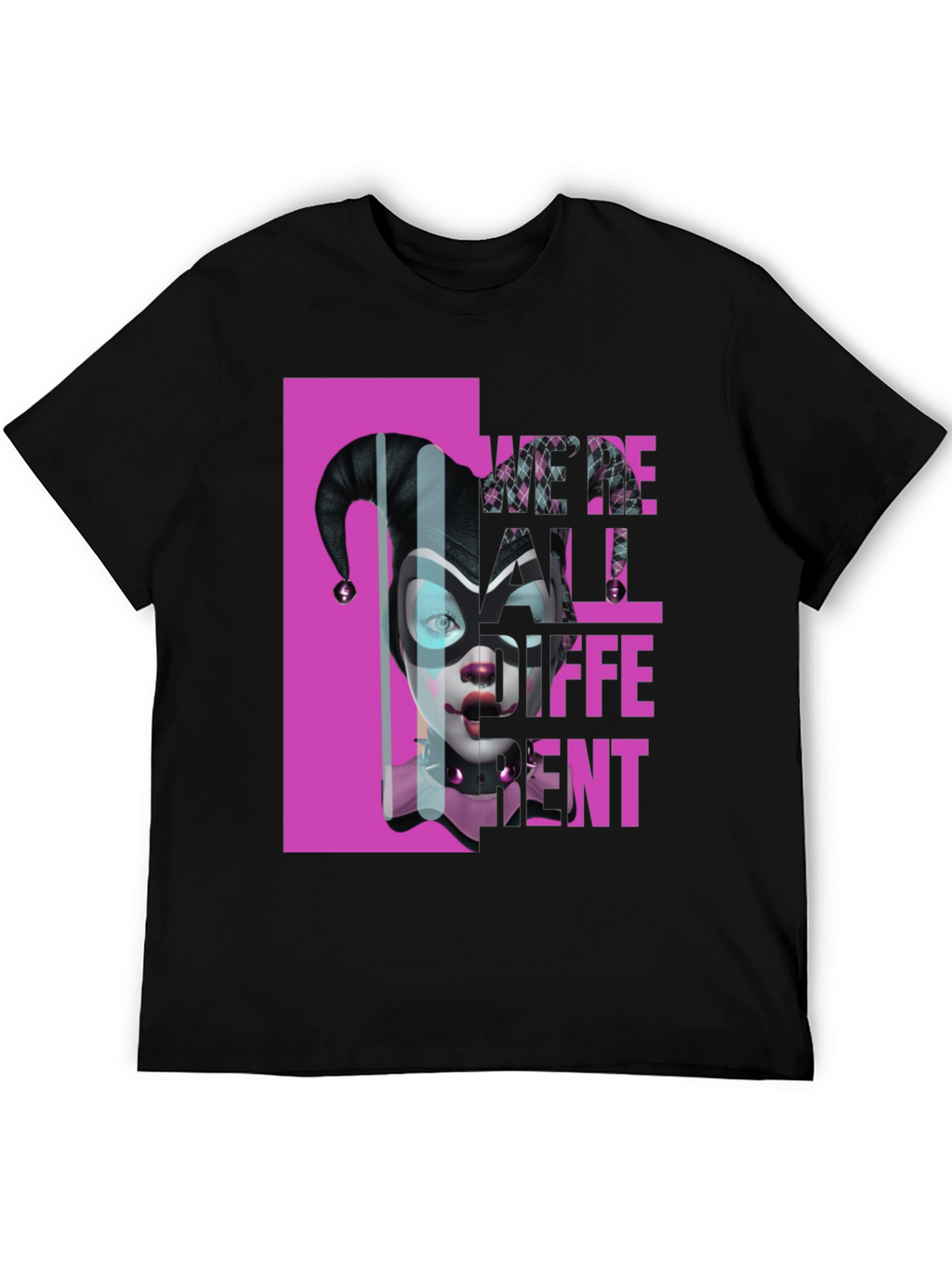 Harley Quinn Were All Different Graphic T-Shirt