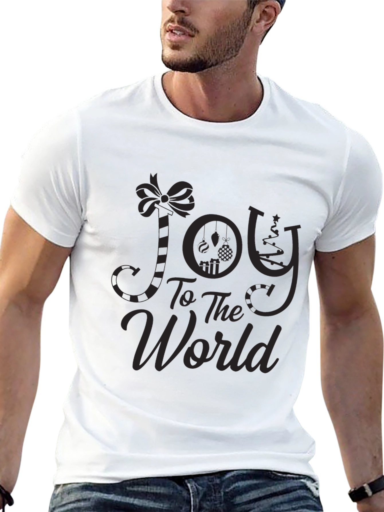 Joy To The World Holiday Graphic Tee