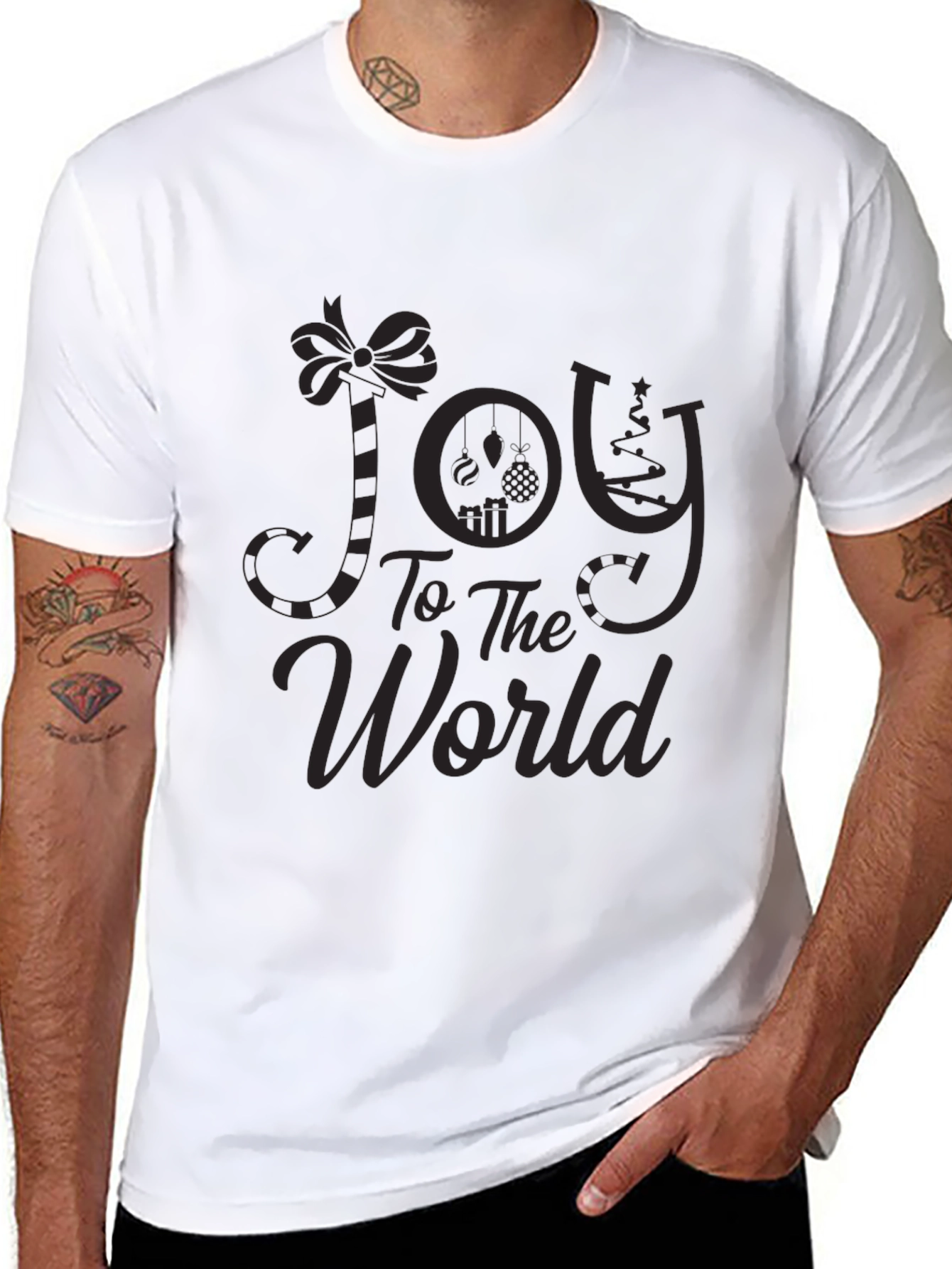 Joy To The World Holiday Graphic Tee